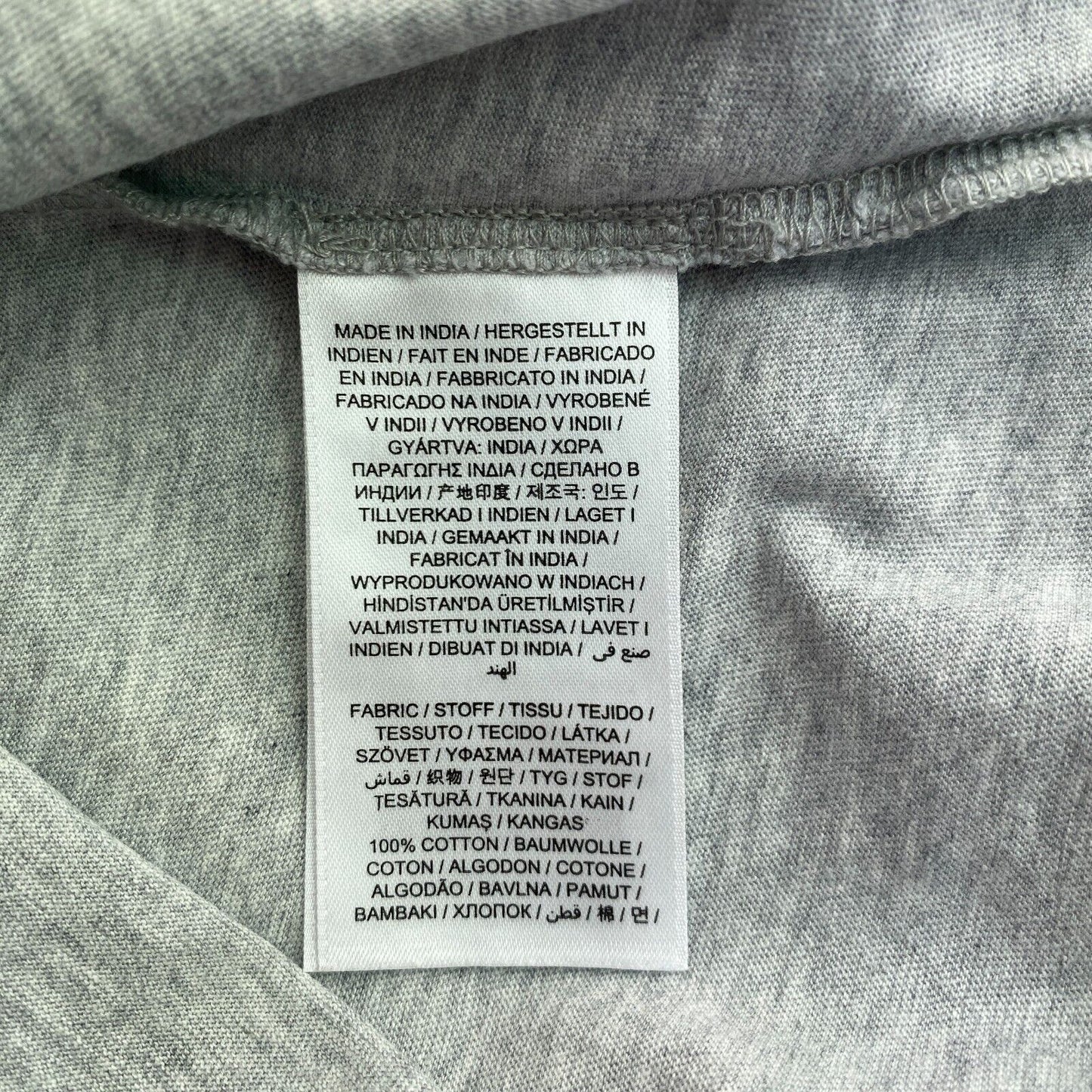 GANT Graues Original T-Shirt mit Rundhalsausschnitt, Größe L