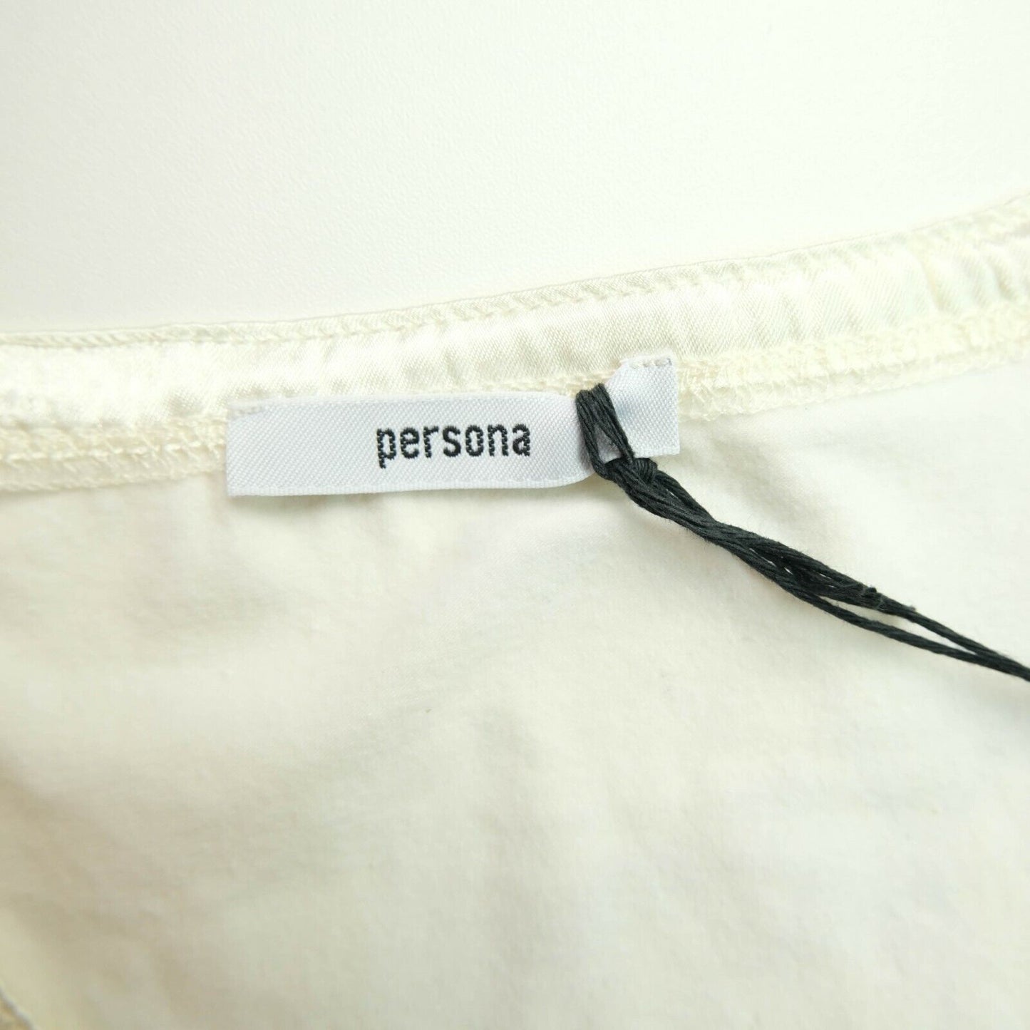 PERSONA White Long Sleeves Blouse T Shirt Size S