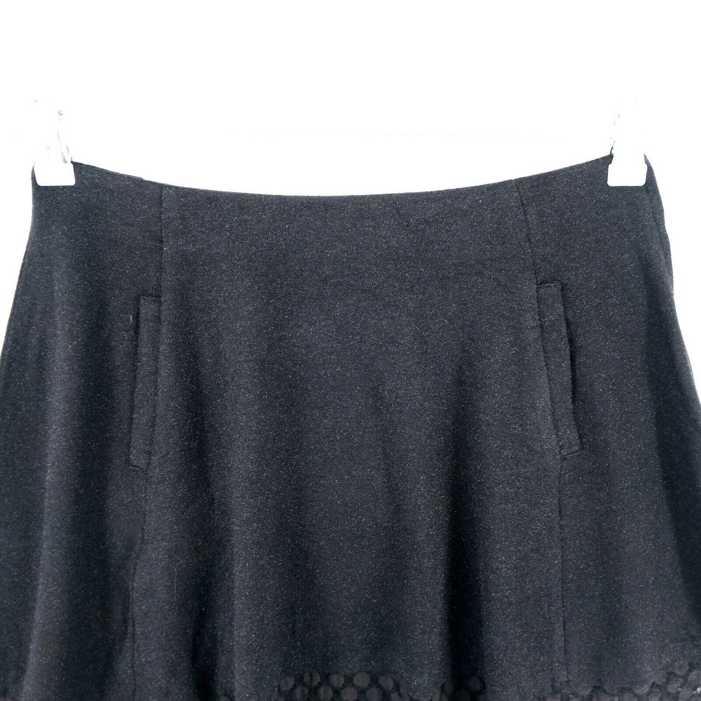 NAF NAF Black Pleated Skirt Size 40 42