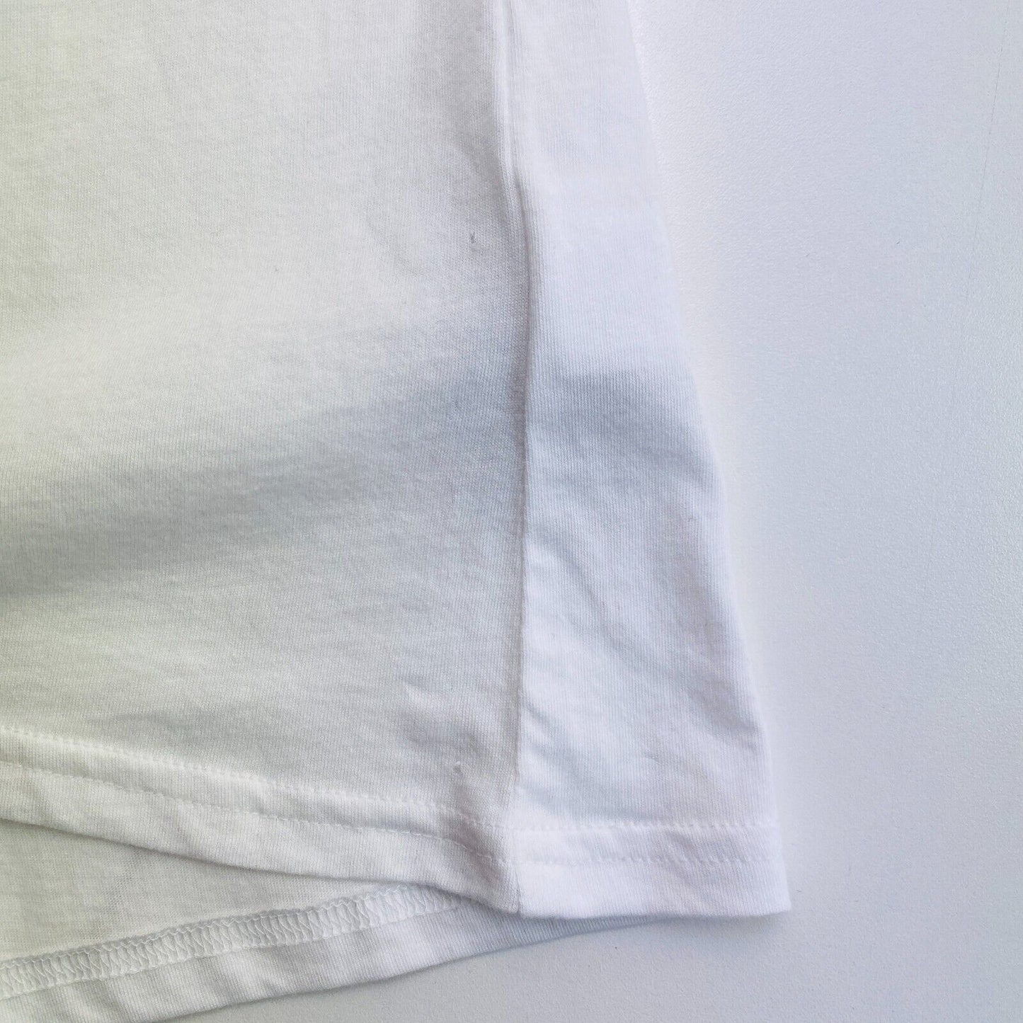 GANT T-shirt à col rond avec logo blanc Taille XS