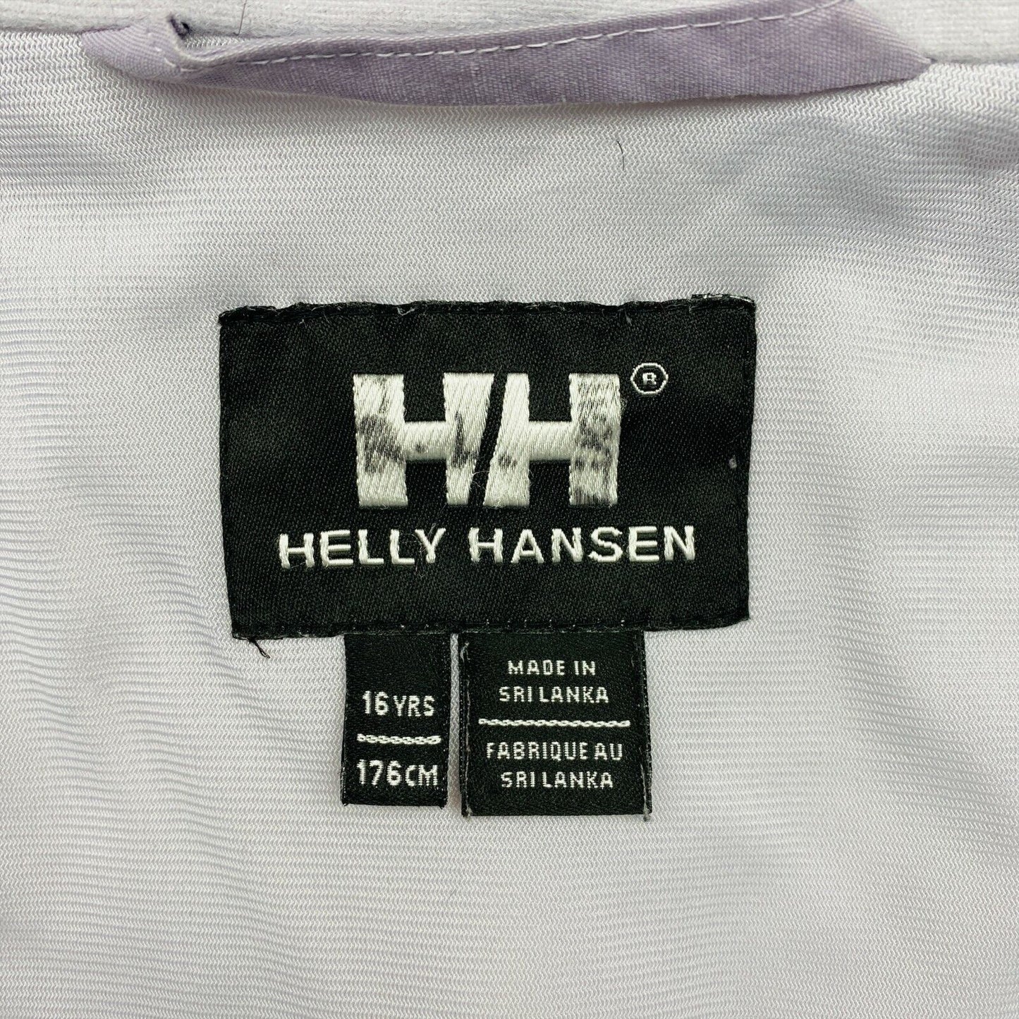 HELLY HANSEN Purple Hooded Jacket Coat Size 176 CM 16 years