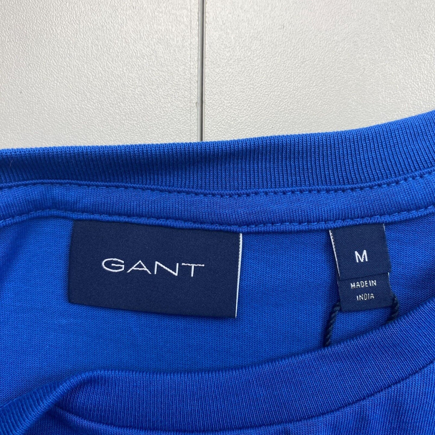 GANT Men Blue Original Crew Neck Short Sleeve T Shirt Size M