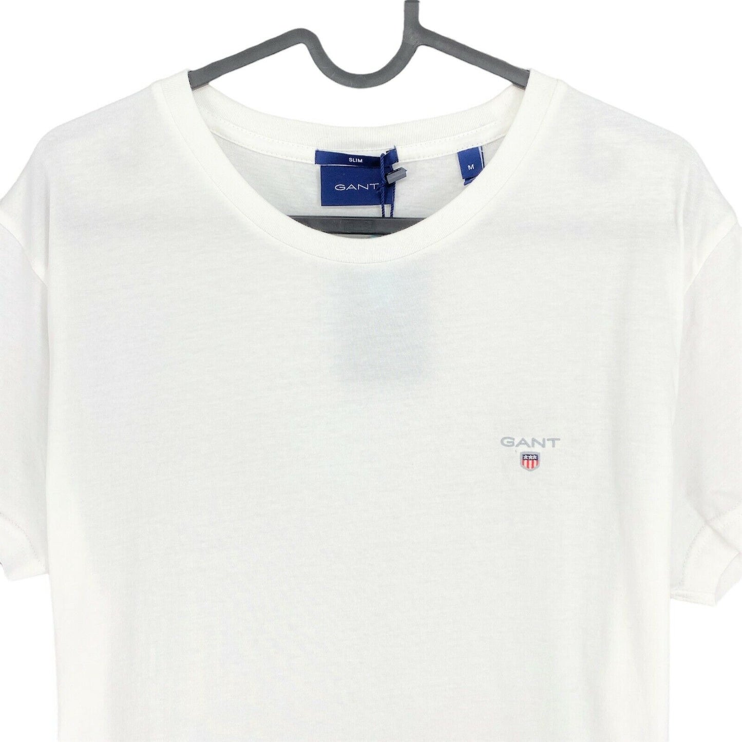 GANT White Original Slim Crew Neck T Shirt Size XL