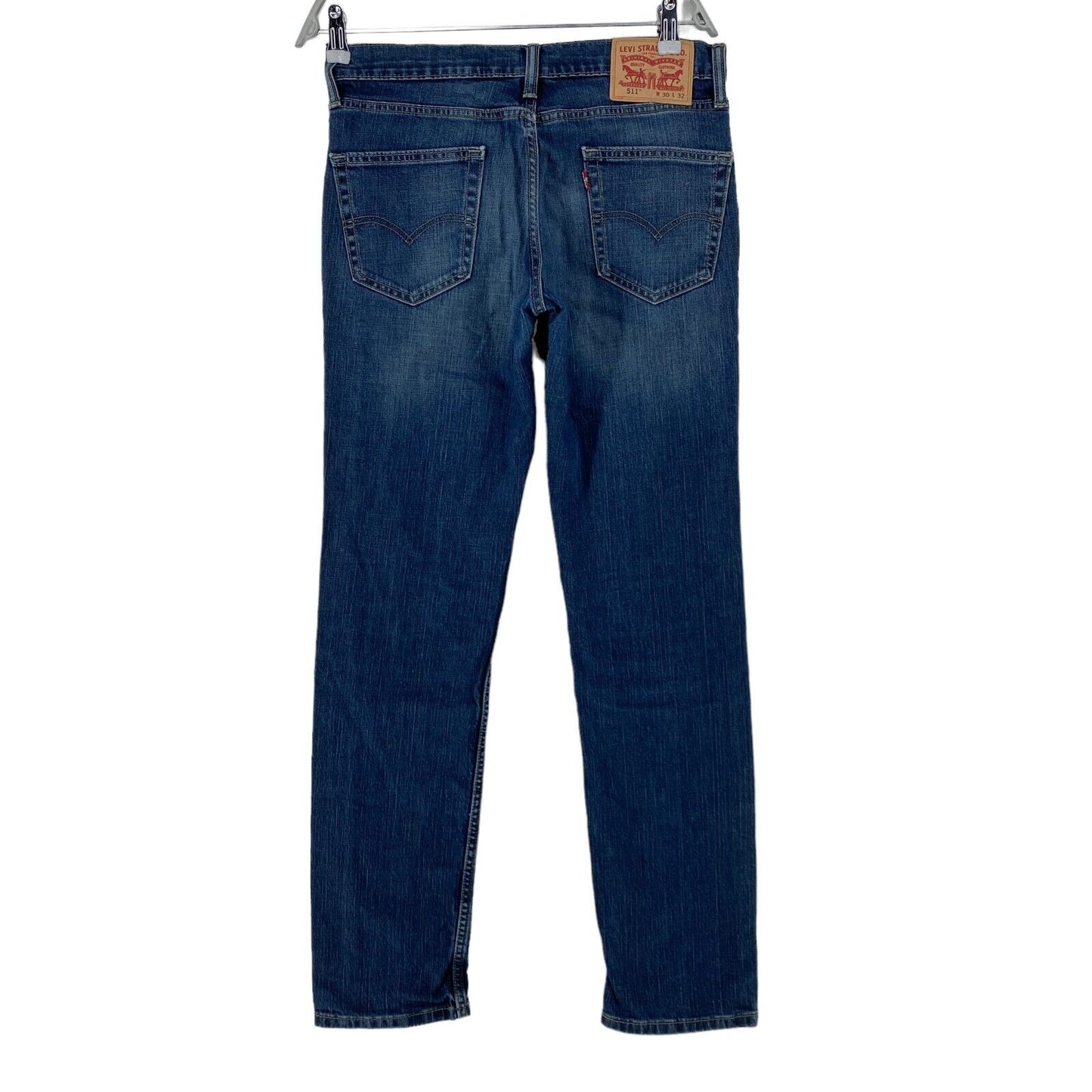 Levi's 511 Dunkelblaue Stretch-Jeans in Slim Fit, W30 L32