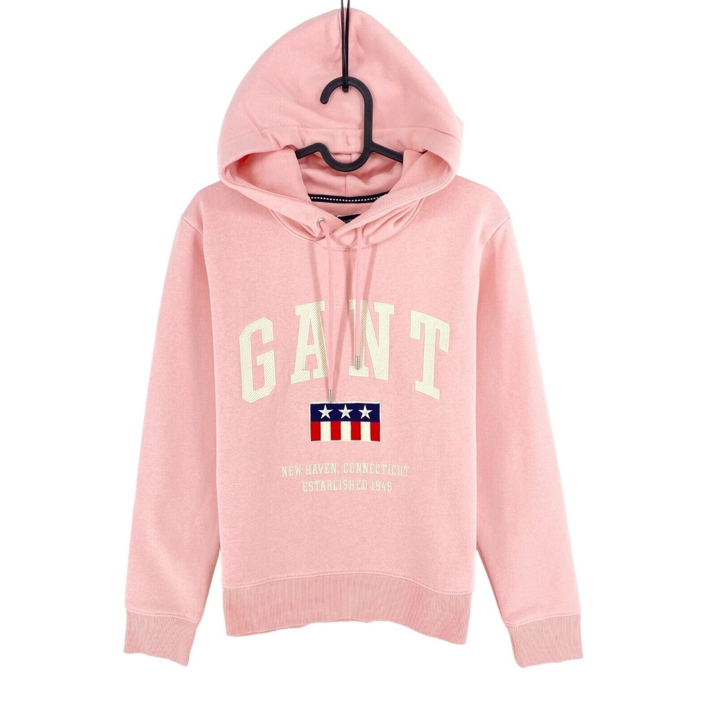 GANT Pink Tag Sweat Hoodie Sweater Jumper Size S