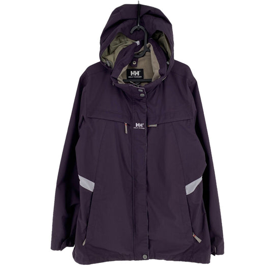 HELLY HANSEN Dark Purple Hooded Jacket Size L