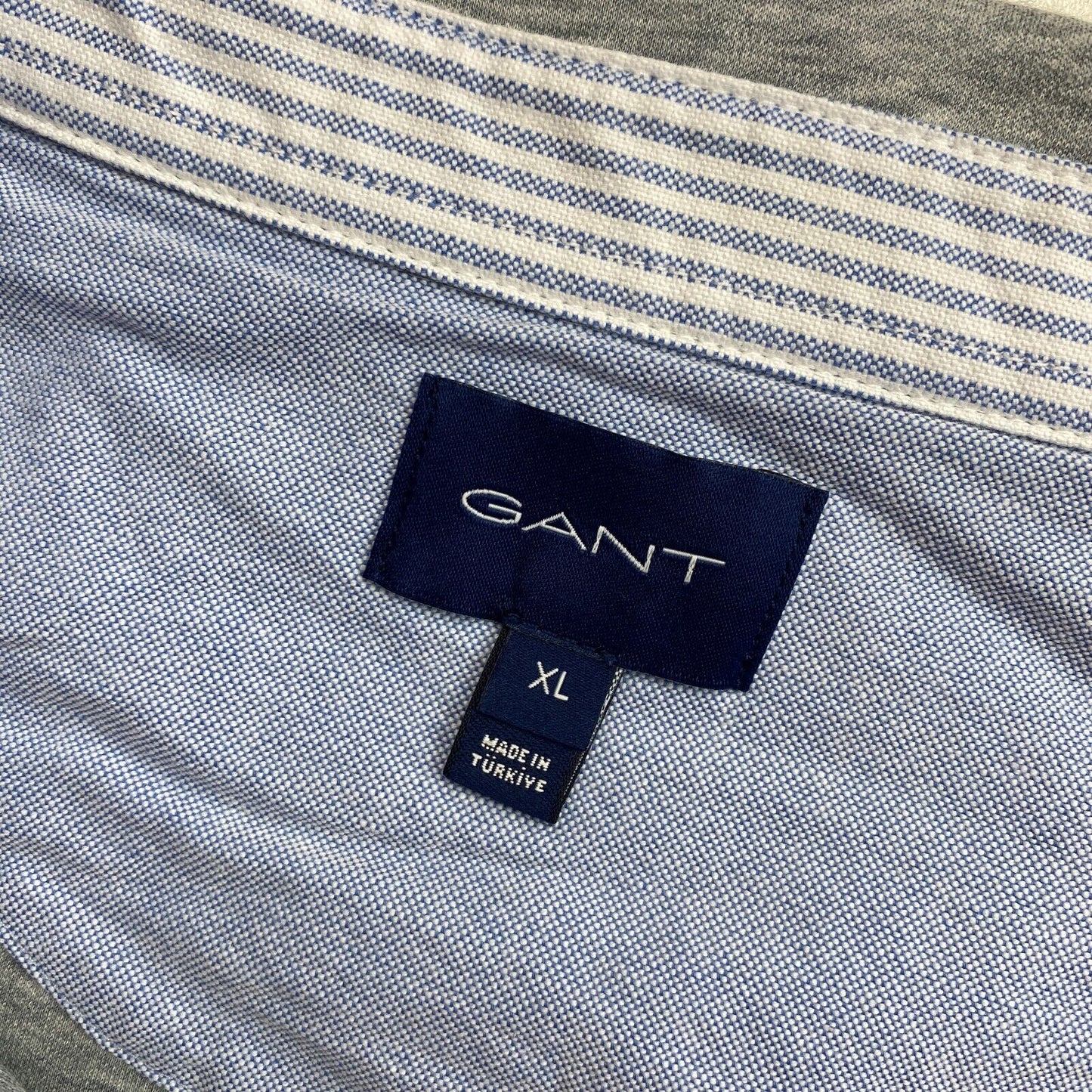 GANT Grey Mercerized Jersey Rugger Polo Shirt Size XL