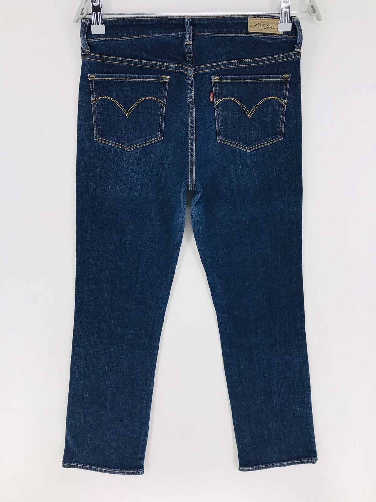 Vintage Levi's Women Blue Slight Curve Classic Rise Straight Fit Jeans W27 L31