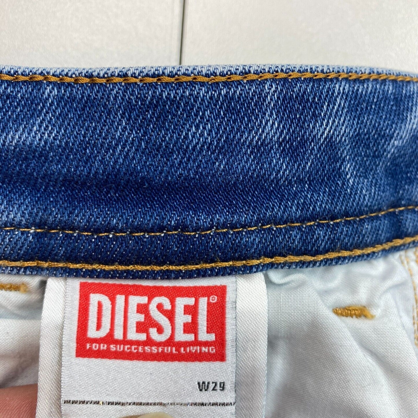 DIESEL Dark Blue High Waist Super Skinny Jeans Size W29 L32