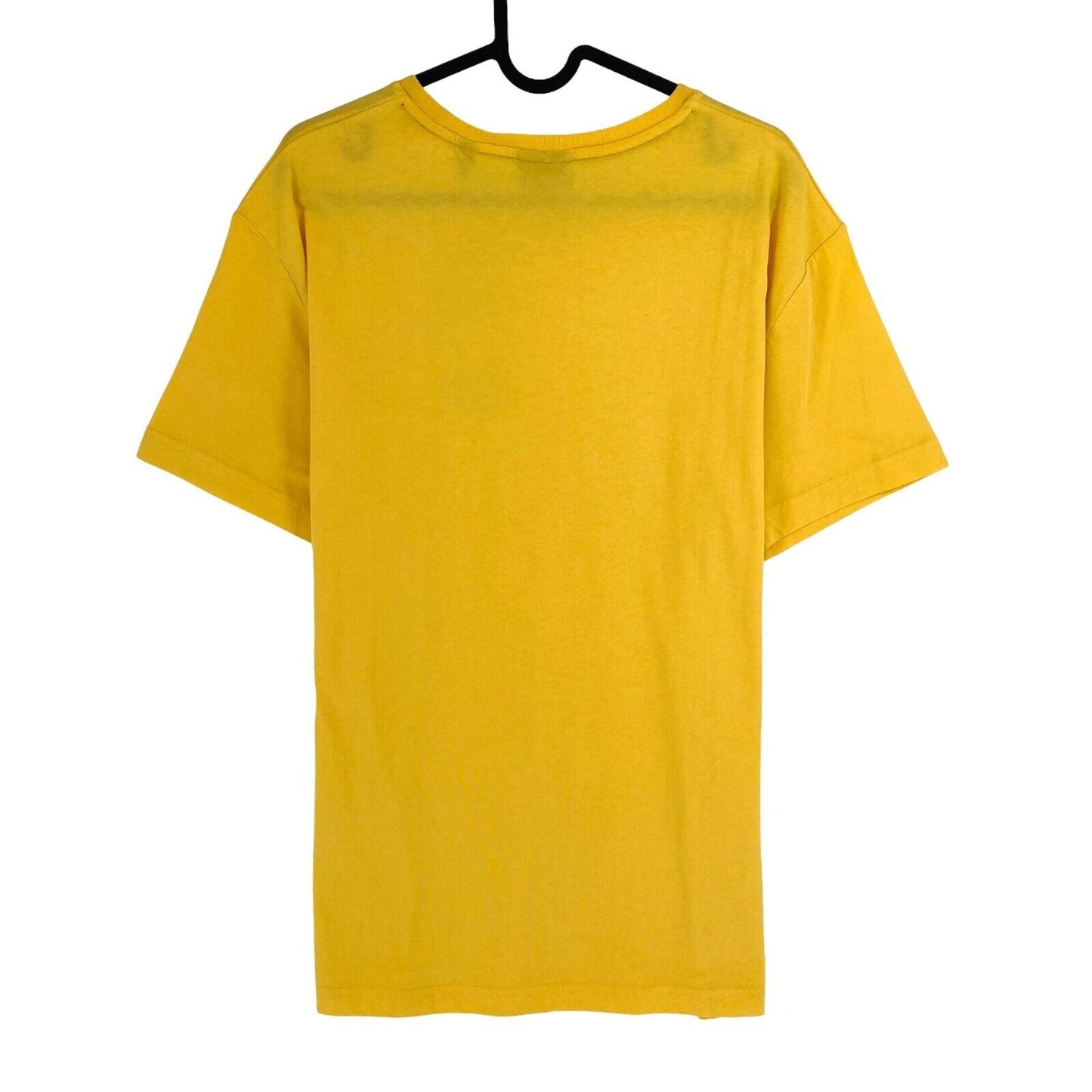 GANT Men Yellow Logo Crew Neck Short Sleeves T-Shirt Size S