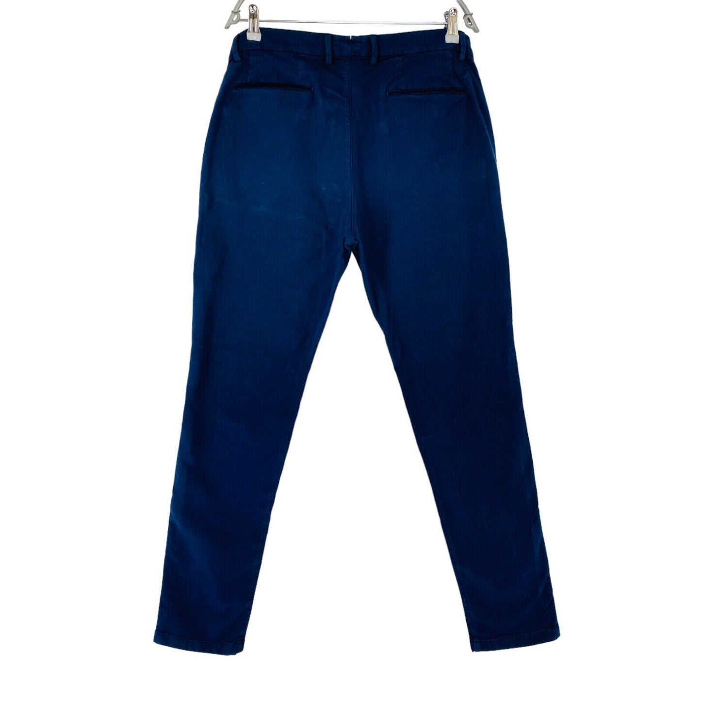 TRUSSARDI Mens Blue Skinny Fit Chino Trousers EUR 50 W32