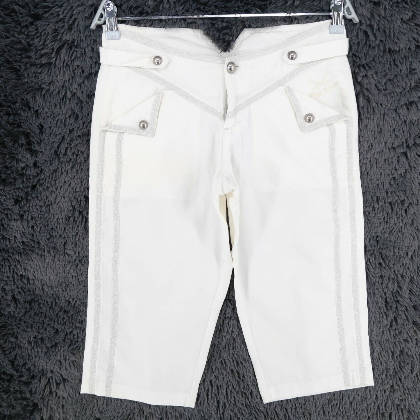 PEPE JEANS London White Capri Pants Trousers Size W27