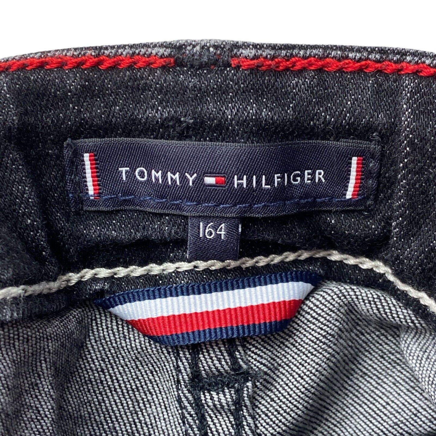 Tommy Hilfiger SIMON Jean coupe skinny gris foncé pour garçon 14 ans 164 cm. W28L30