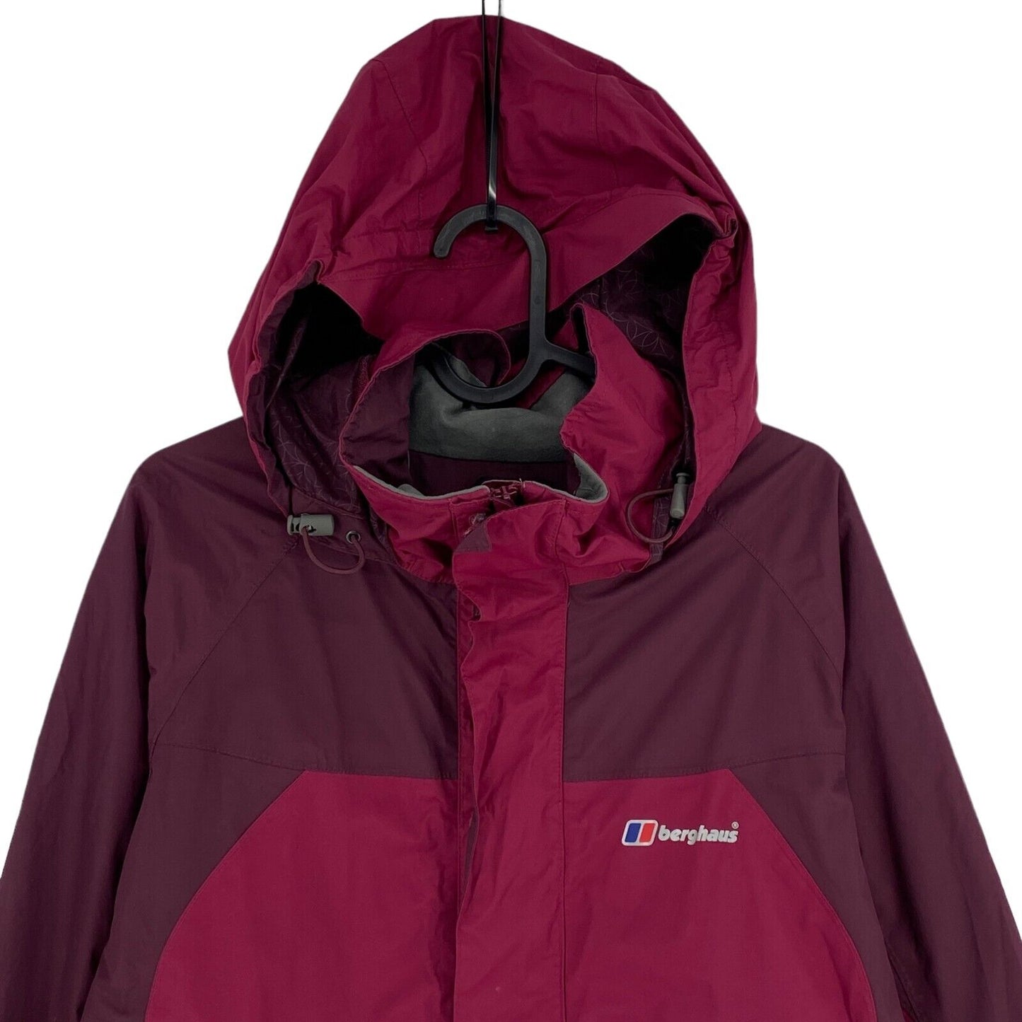 Berghaus Dark Purple Hooded Jacket Coat Size EU 42 UK 14 US 12