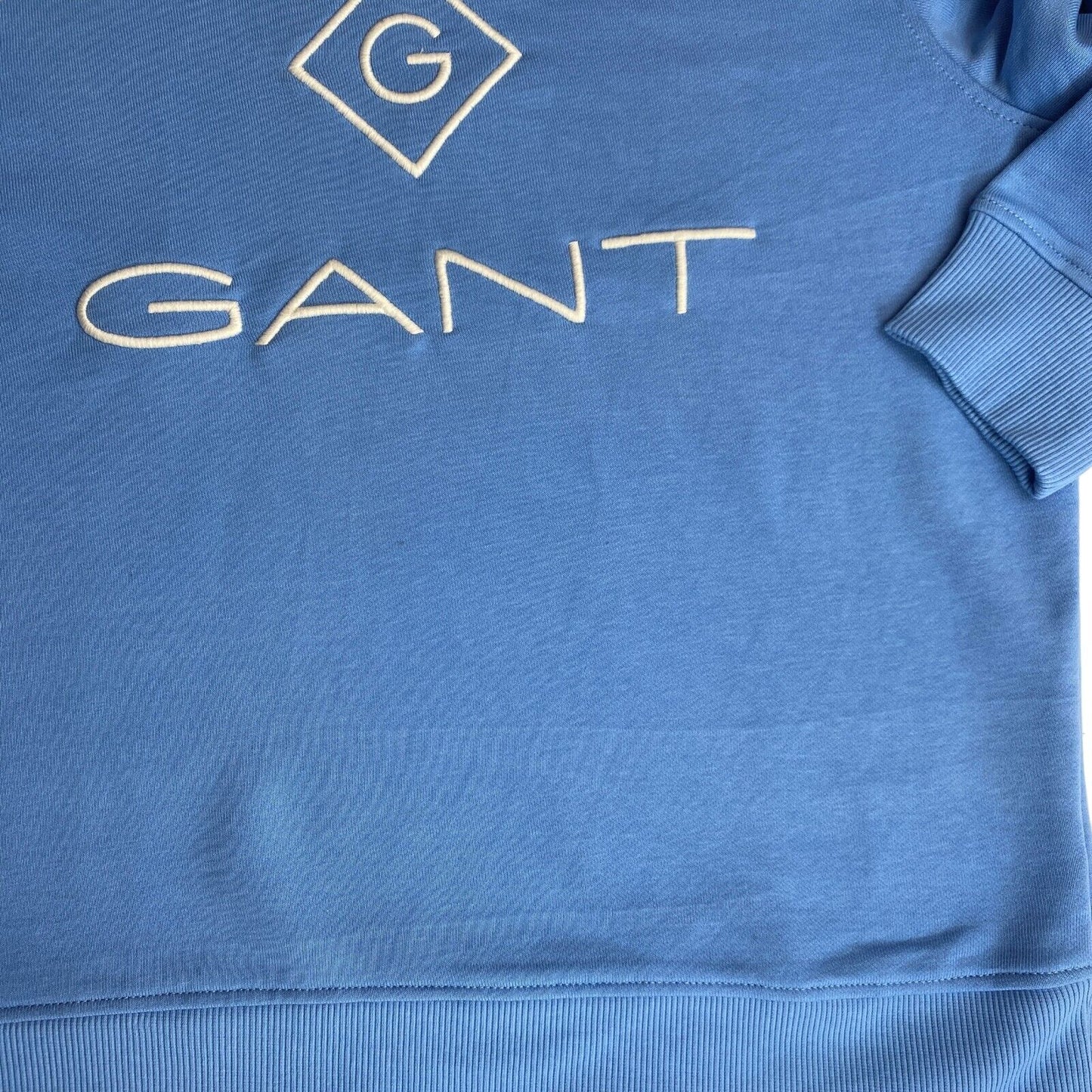 GANT Blue Lock Up Crew Neck Sweater Jumper Size S