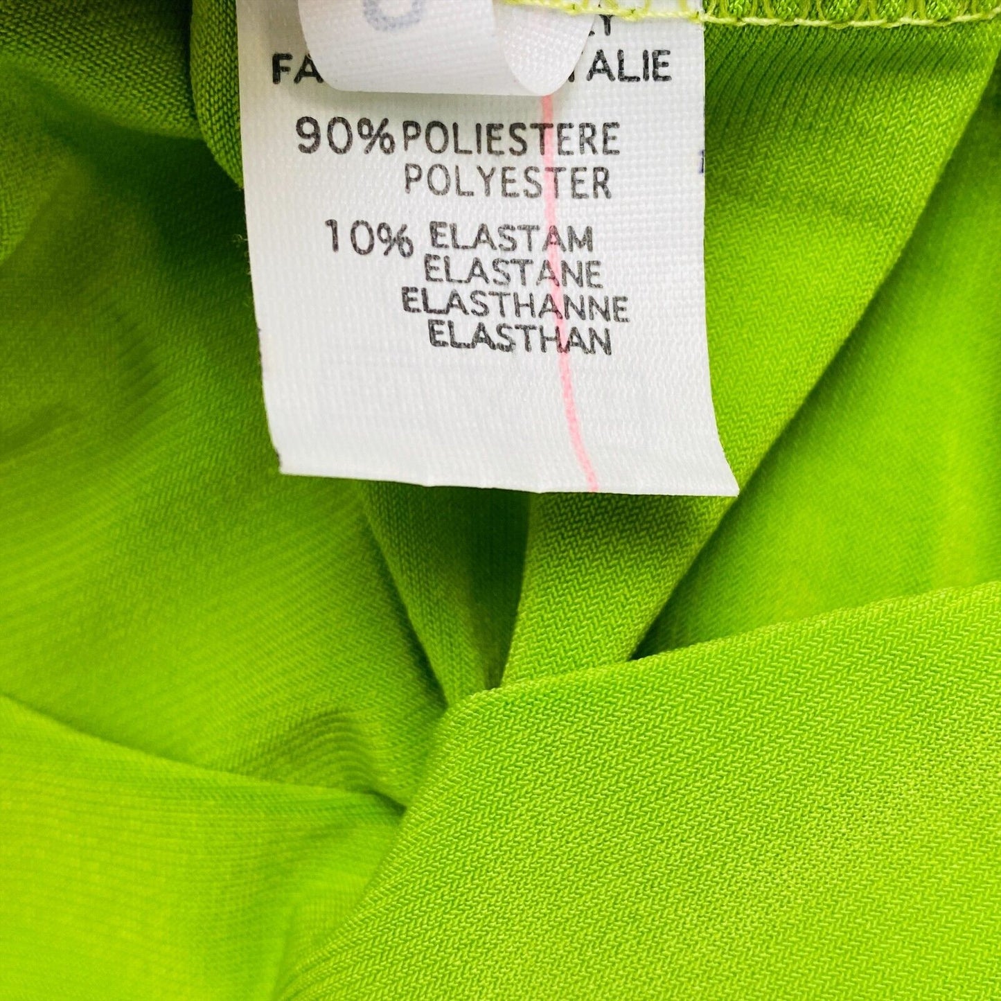 Laura Conti Green Jersey Straight Midi Skirt Size S