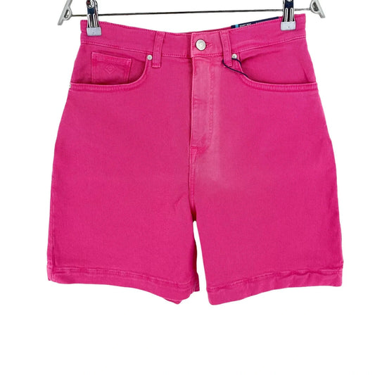 GANT Women Pink Color 5 Pkt Relaxed Fit Denim Shorts Size W28