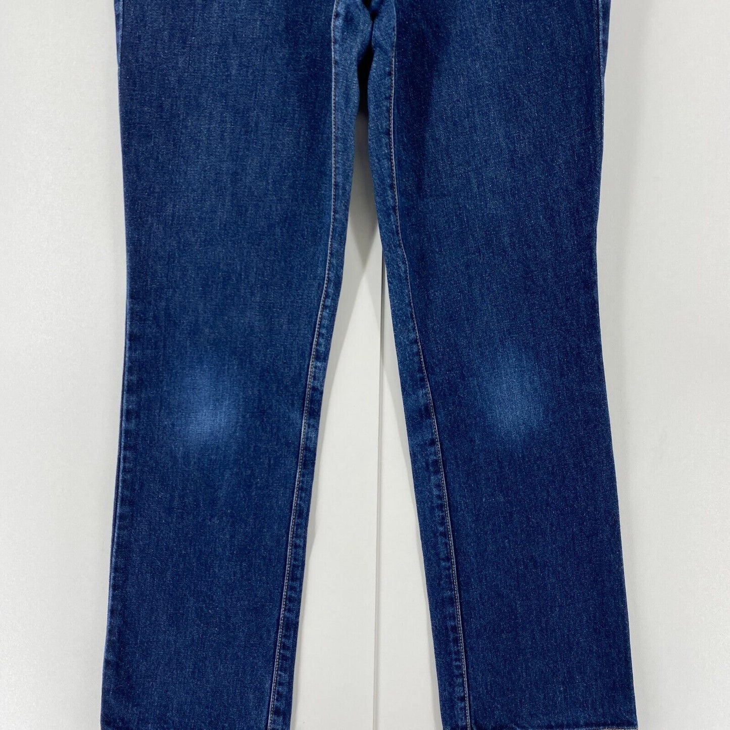 GUESS 060 Blaue Jeans mit niedriger Taille und normaler Bootcut-Passform für Damen, W30 L32, hergestellt in den USA