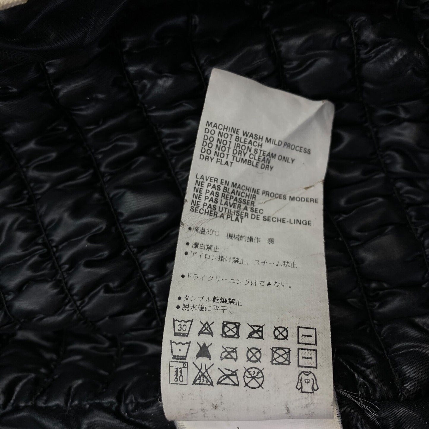 NAPAPIJRI Black Quilted Down Puffer Jacket Coat Size M