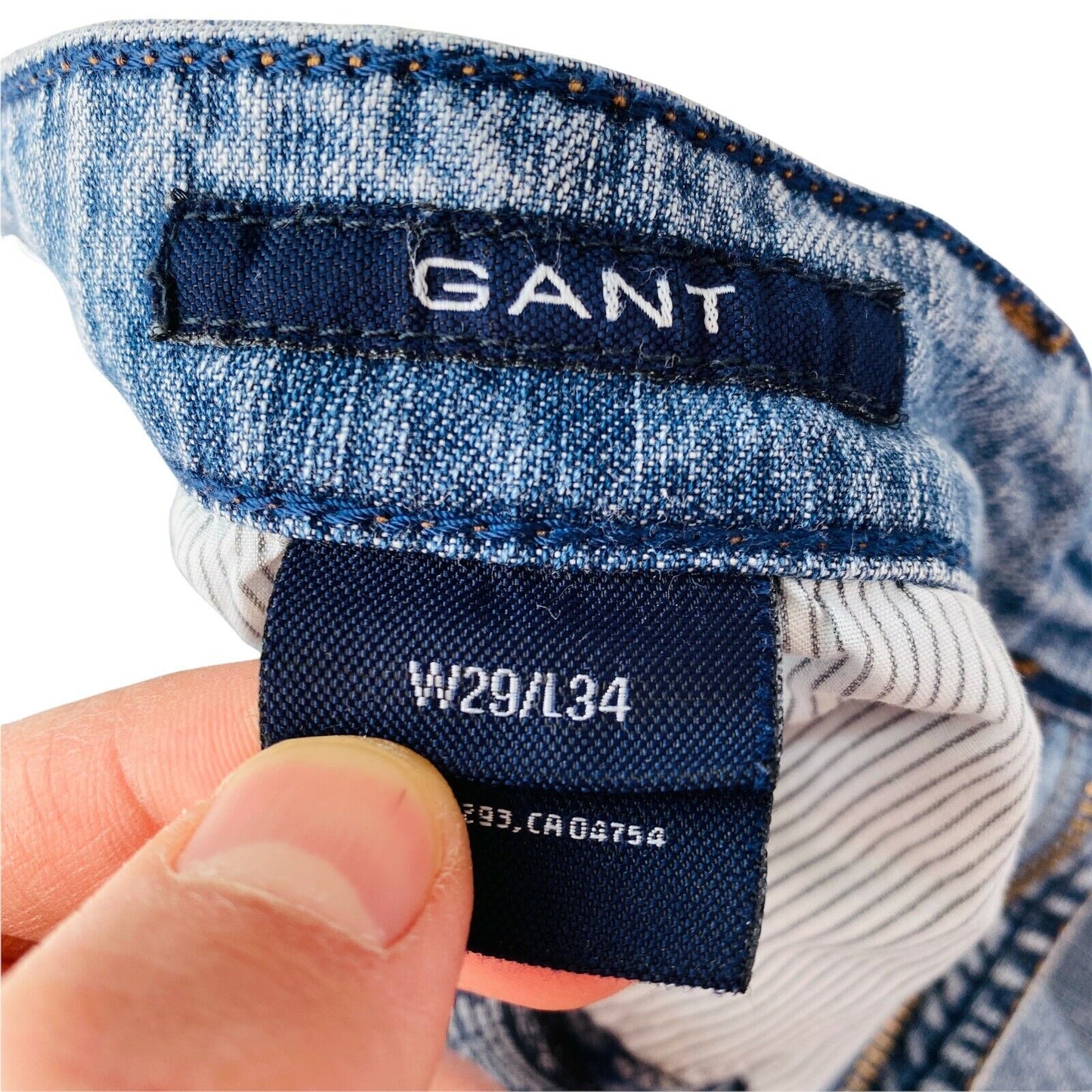 GANT CAROL Damen Jeans in Blau mit normaler Taille und normaler Bootcut-Passform, Größe W29 L34