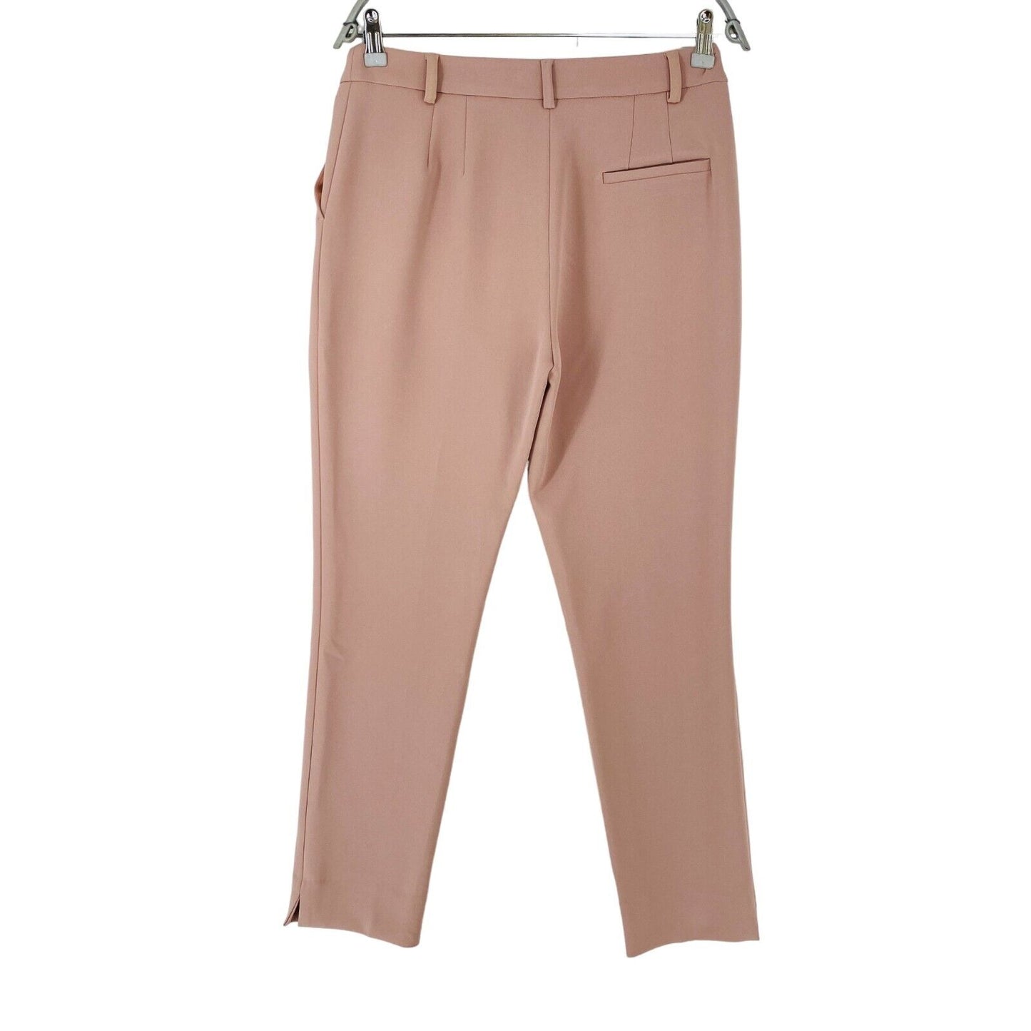 TRUSSARDI Women Pink Slim Fit Dress Trousers IT 42 W29 Made In Italy