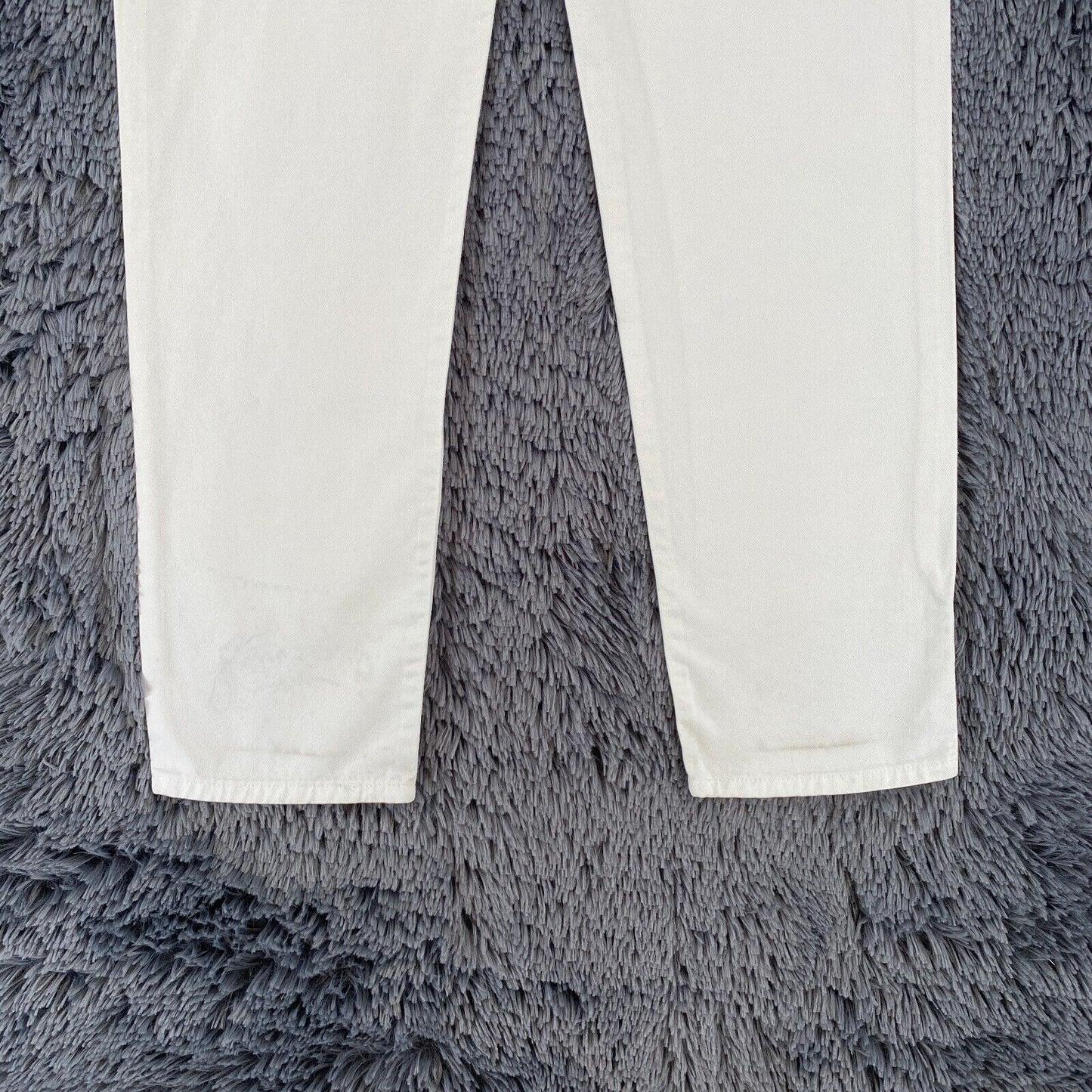 ARMANI JEANS Women White Regular Tapered Fit Jeans Size W31 L32 Made In Italy