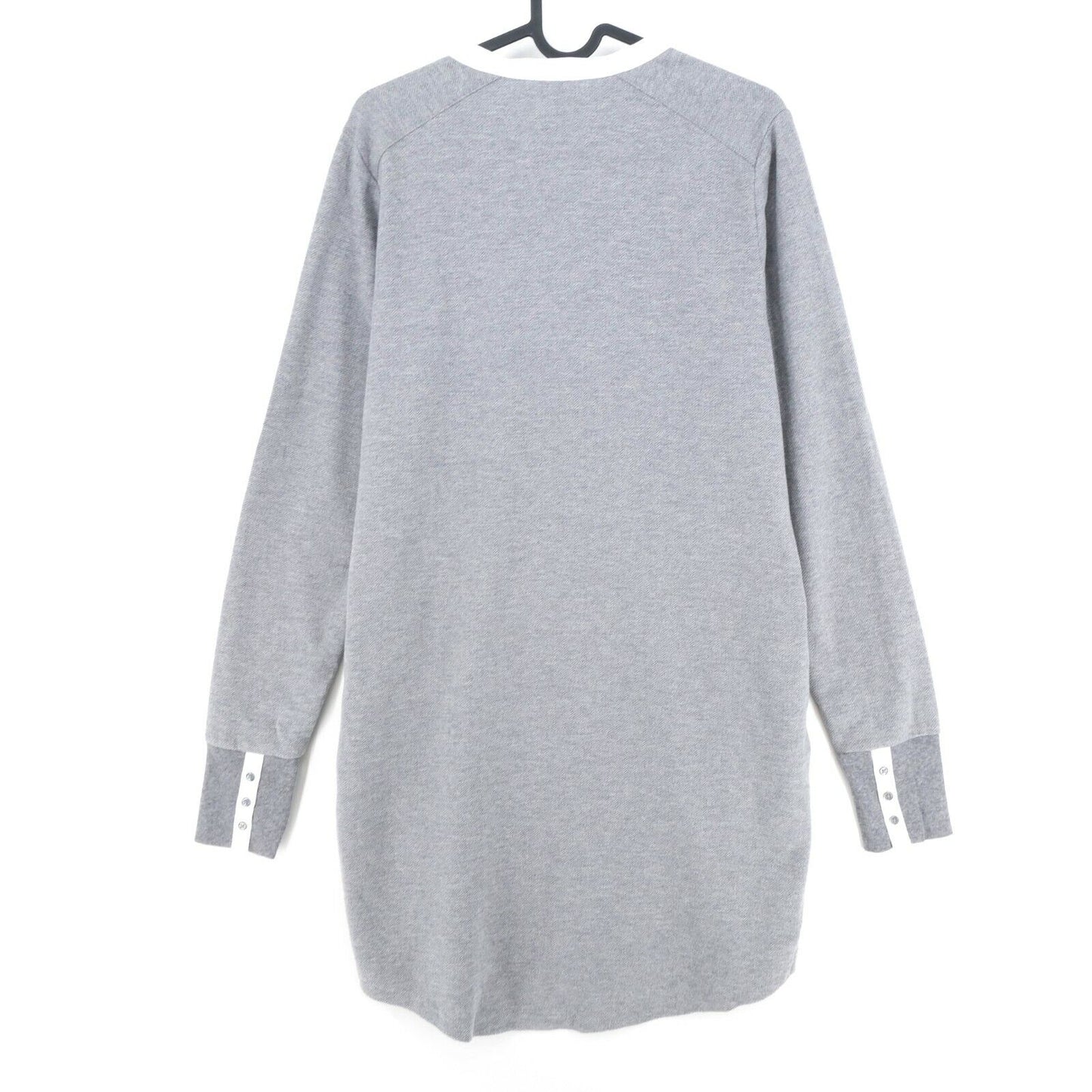 RRP €169 GANT Grey Herringbone Tunic Dress Size M