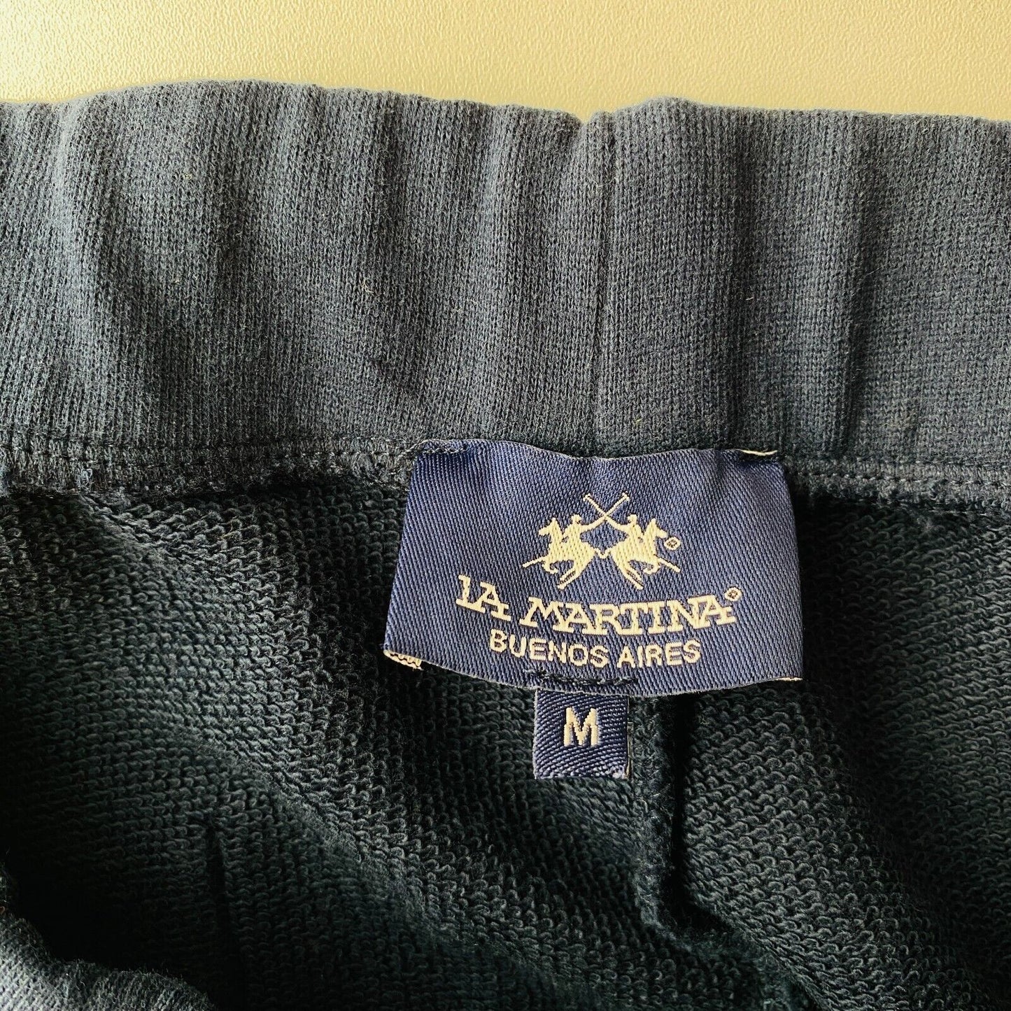 LA MARTINA Mens Blue Regular Fit Sweatpants Trousers Size M