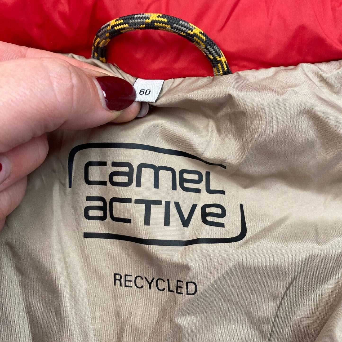 CAMEL ACTIVE Men Red Padded Jacket Coat Size EU 60 UK/US 50