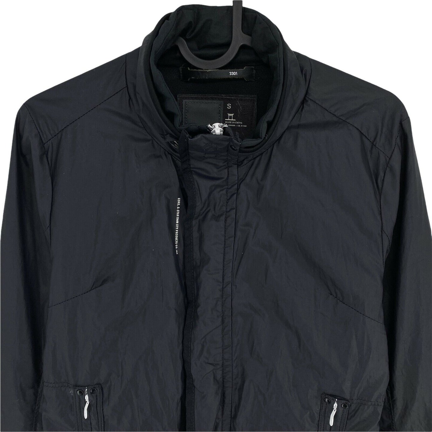 G-STAR RAW Black 100% Cotton Jacket Size S