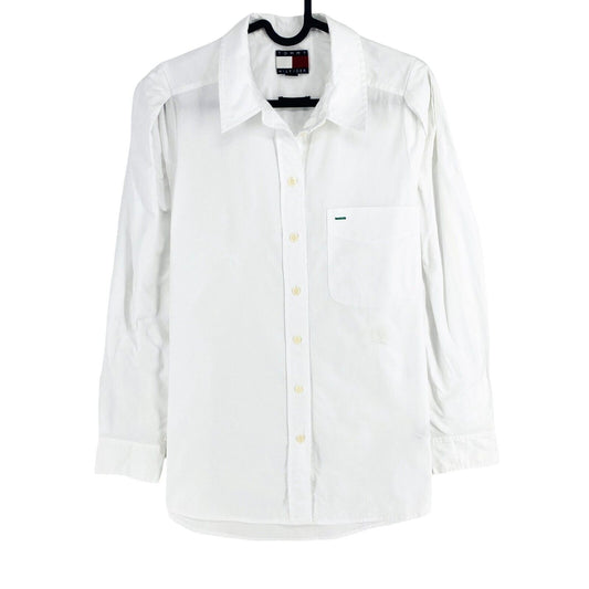 TOMMY HILFIGER White Oversized The Oxford Shirt Size EU 40 UK 12 US 8