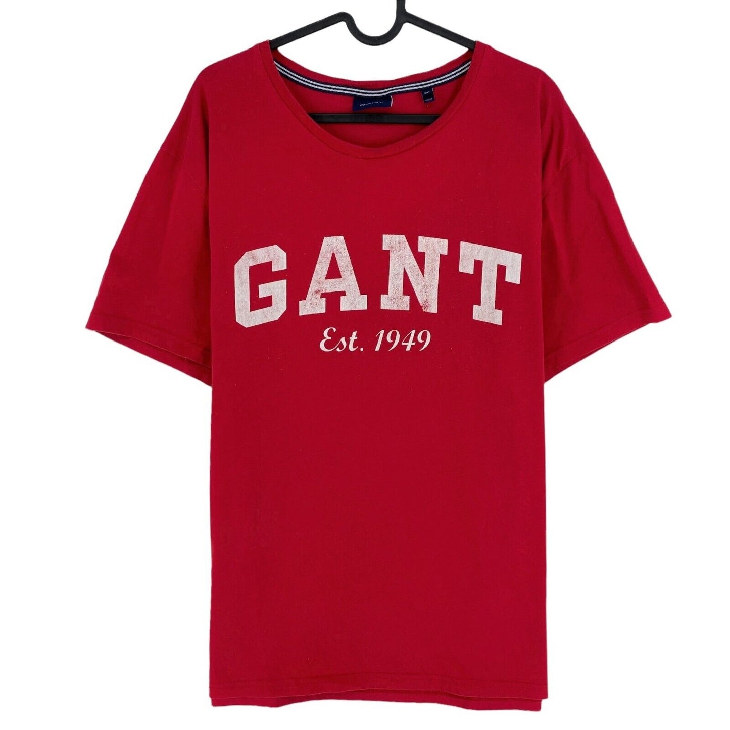 GANT Red Crew Neck T-Shirt Size 2XL XXL