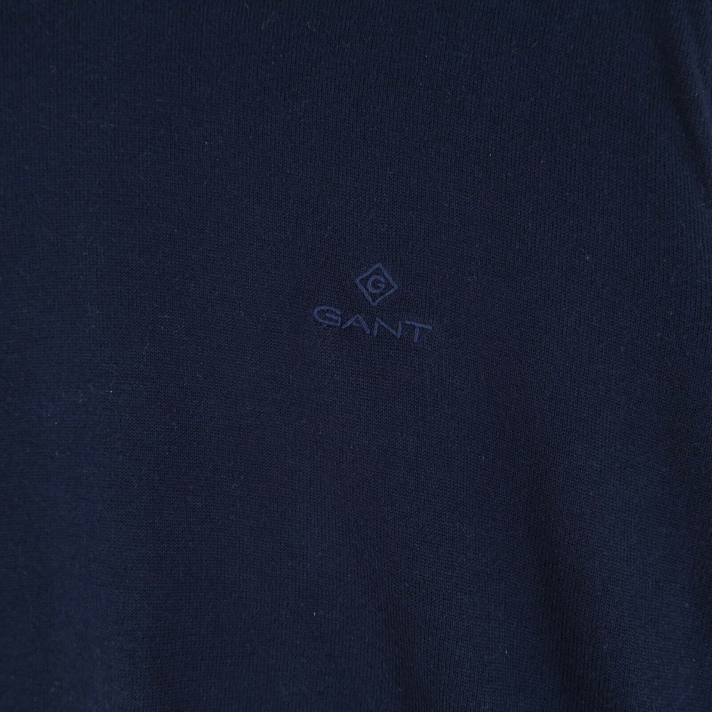 GANT Blue Crew Neck Pima Cotton Jumper Sweater Pullover Size L