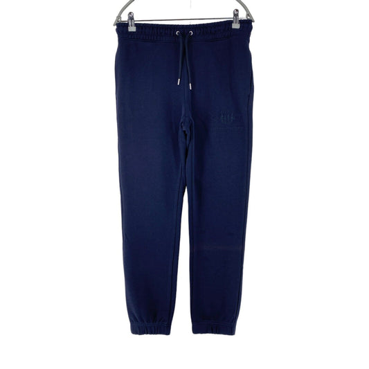 GANT Women Dark Blue Regular Fit Cuffed Sweat Pants Trousers Size M