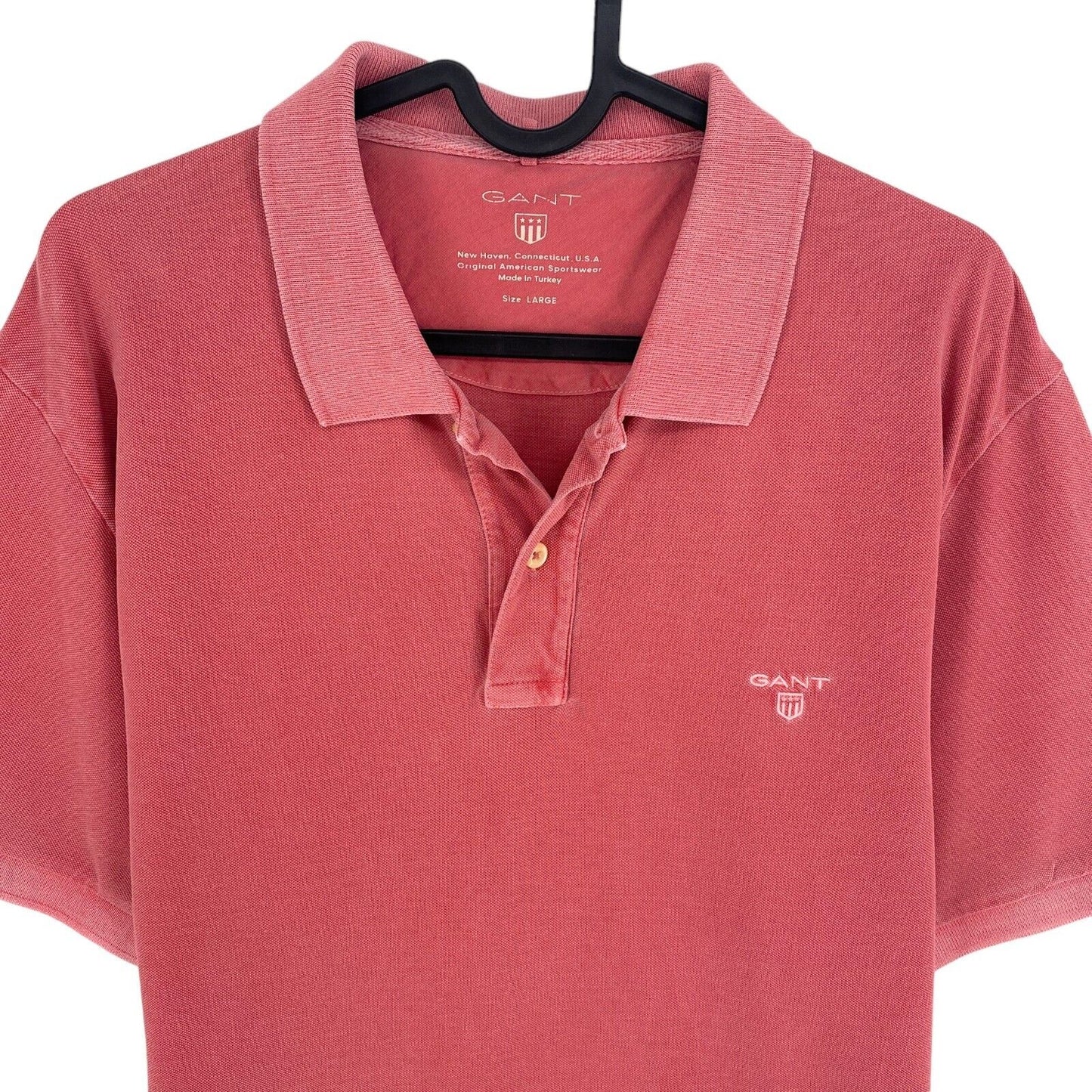 Polo GANT Pink Sun Faded Pique Rugger Taille L