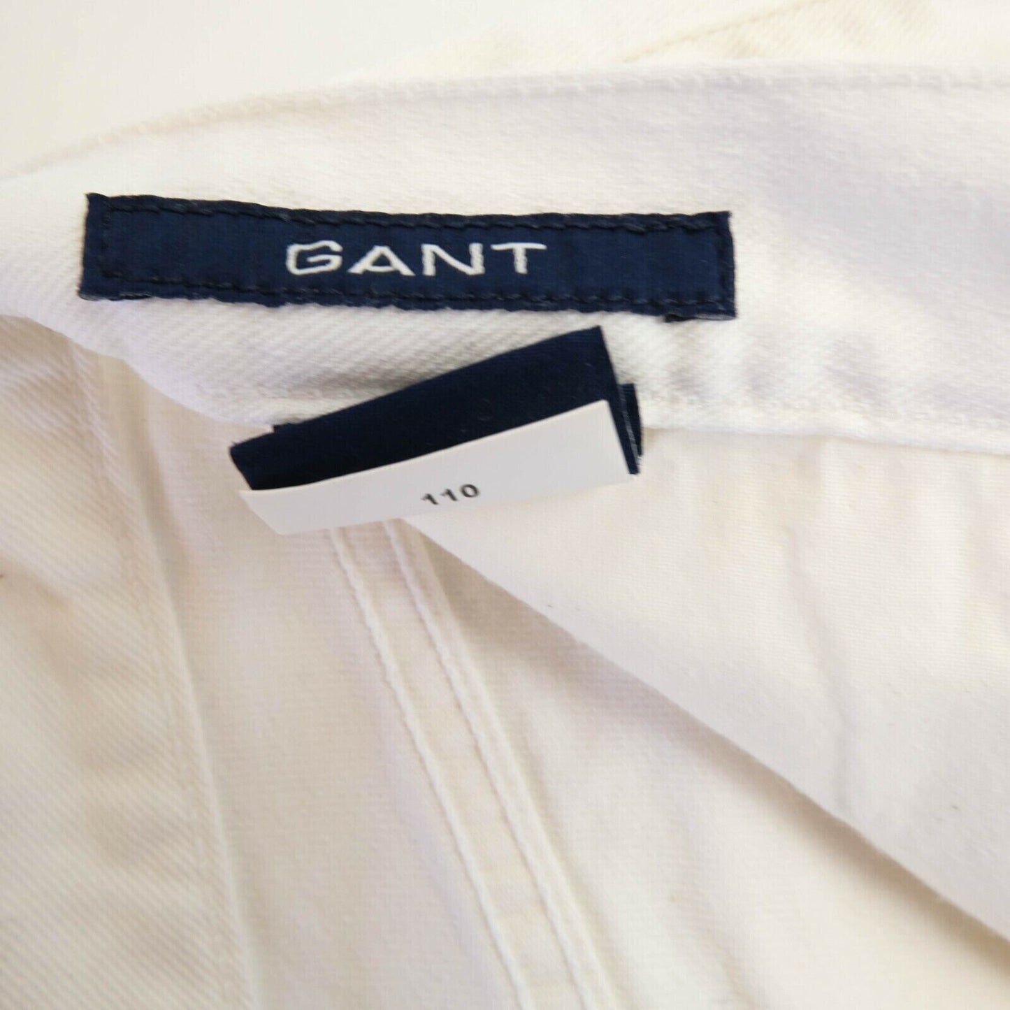 GANT Jean blanc taille haute décontracté en sergé coupe bootcut taille W29 L28