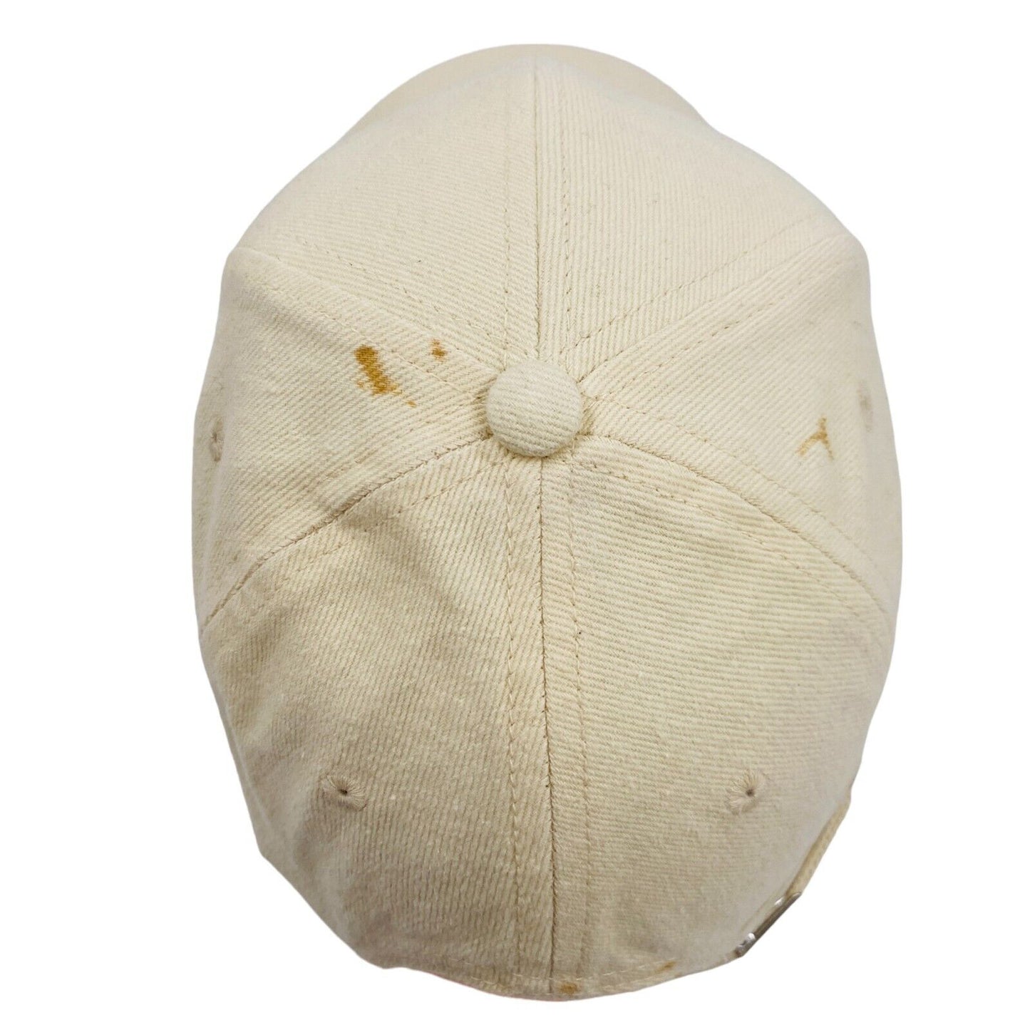 DIESEL Mens Beige Cotton Logo Baseball Twill Cap Hat One Size