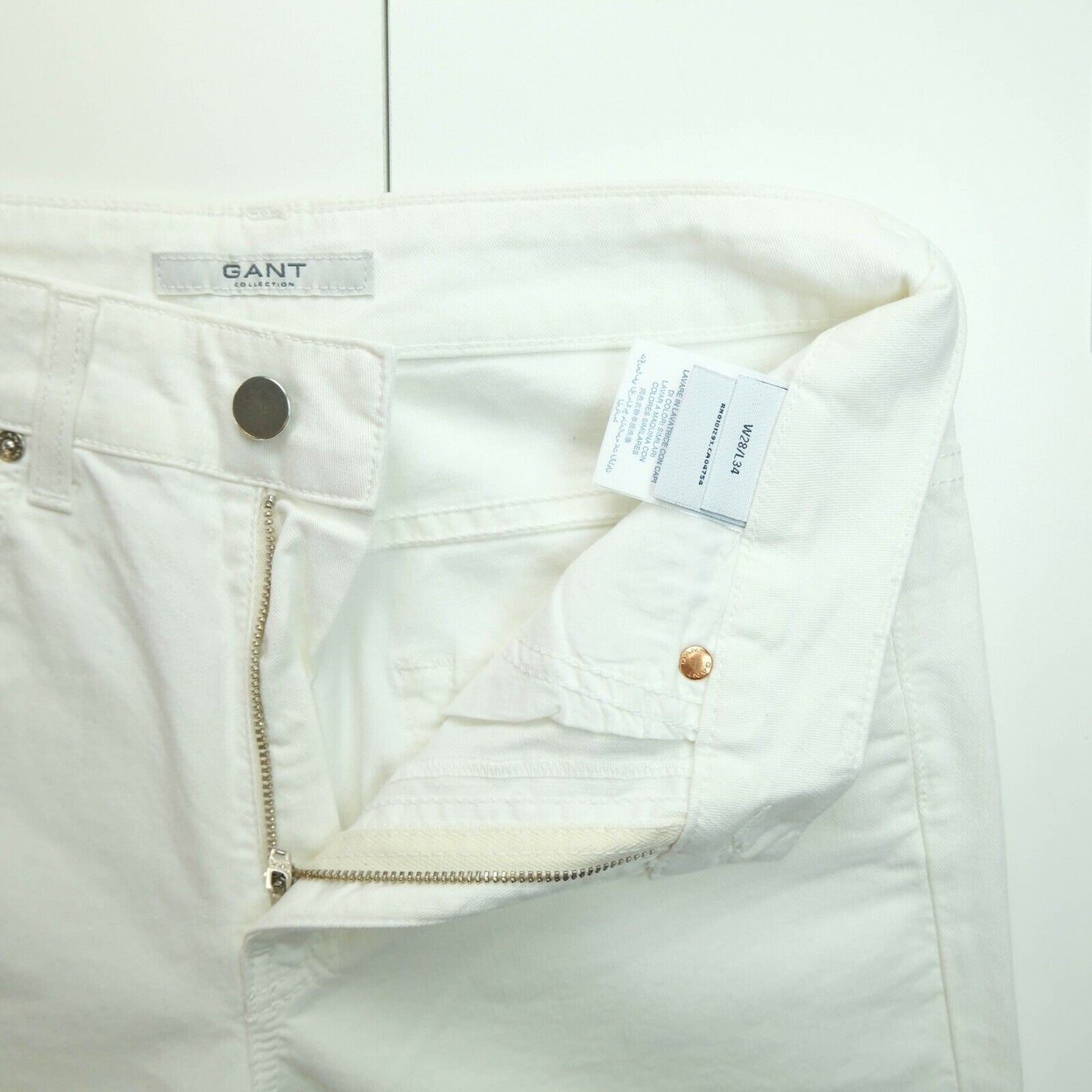 GANT Weiße Slim-Jeans, Größe W27 W28 L34