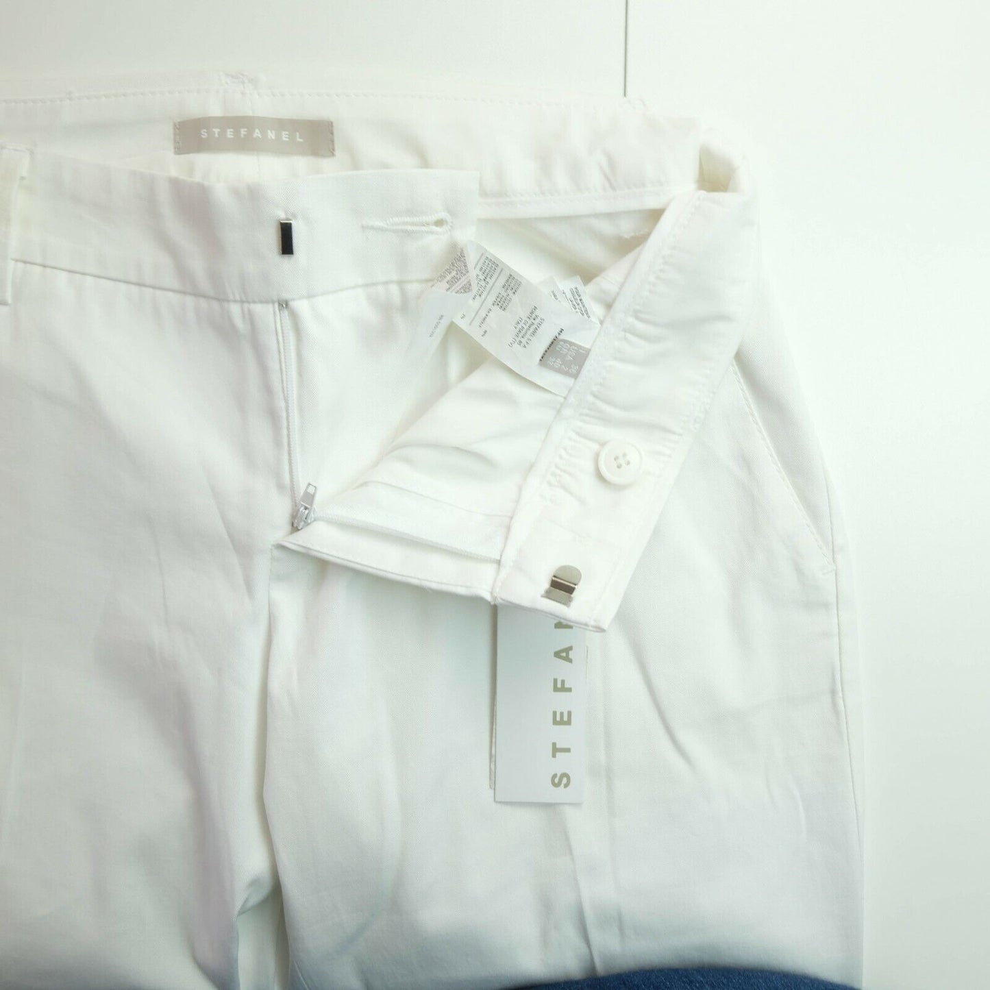 STEFANEL White Pants Size EU 32 36 38 UK 4 8 10 US 2 6 8