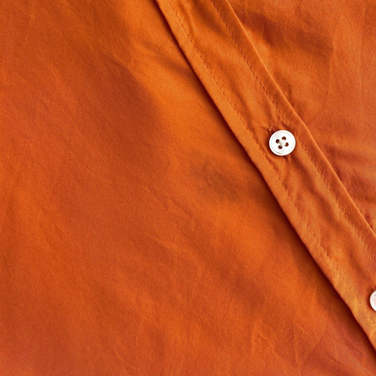 GANT Orange 100% Chemise en soie Taille EU 32 UK 4 US 2