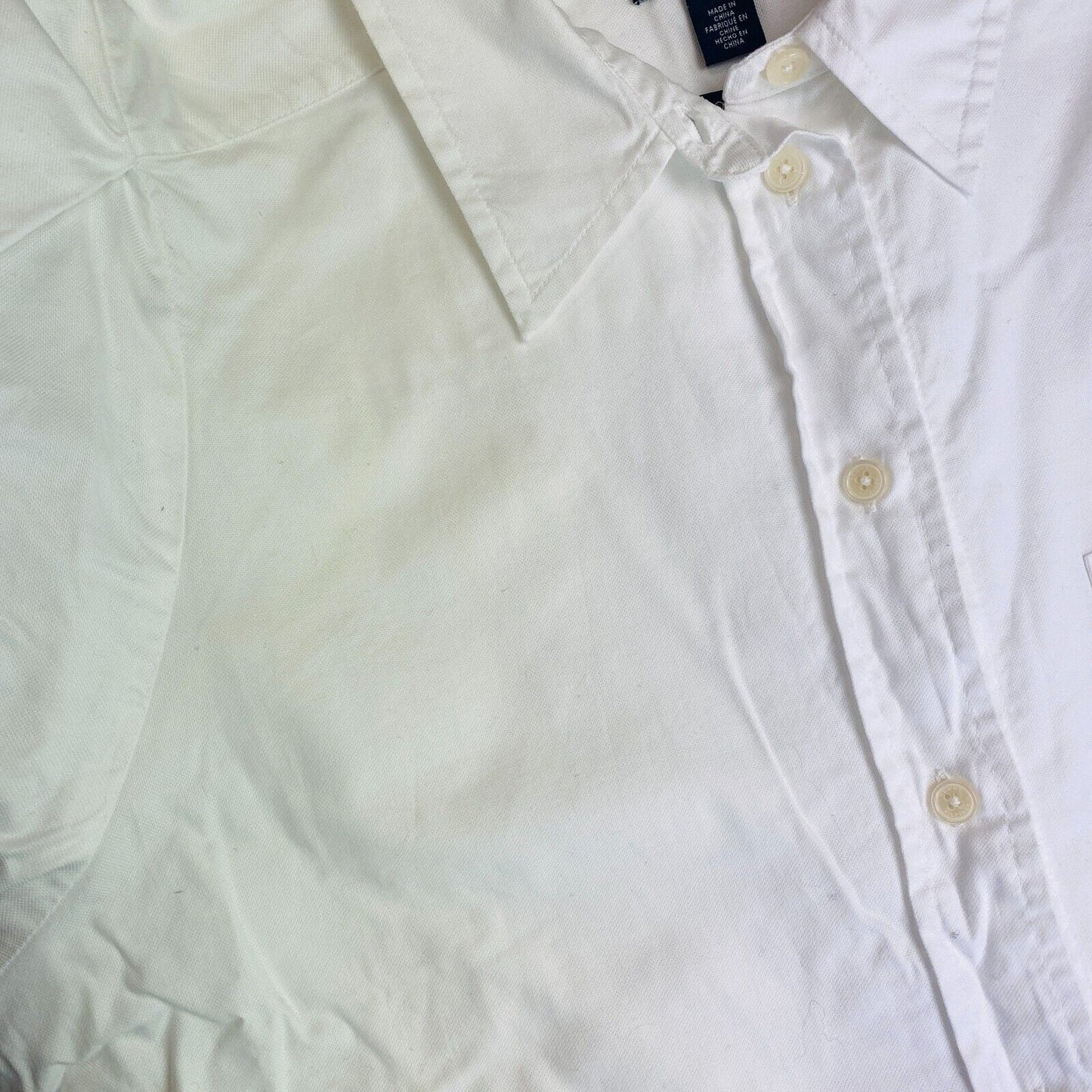 TOMMY HILFIGER White Oversized The Oxford Shirt Size EU 38 UK 10 US 6