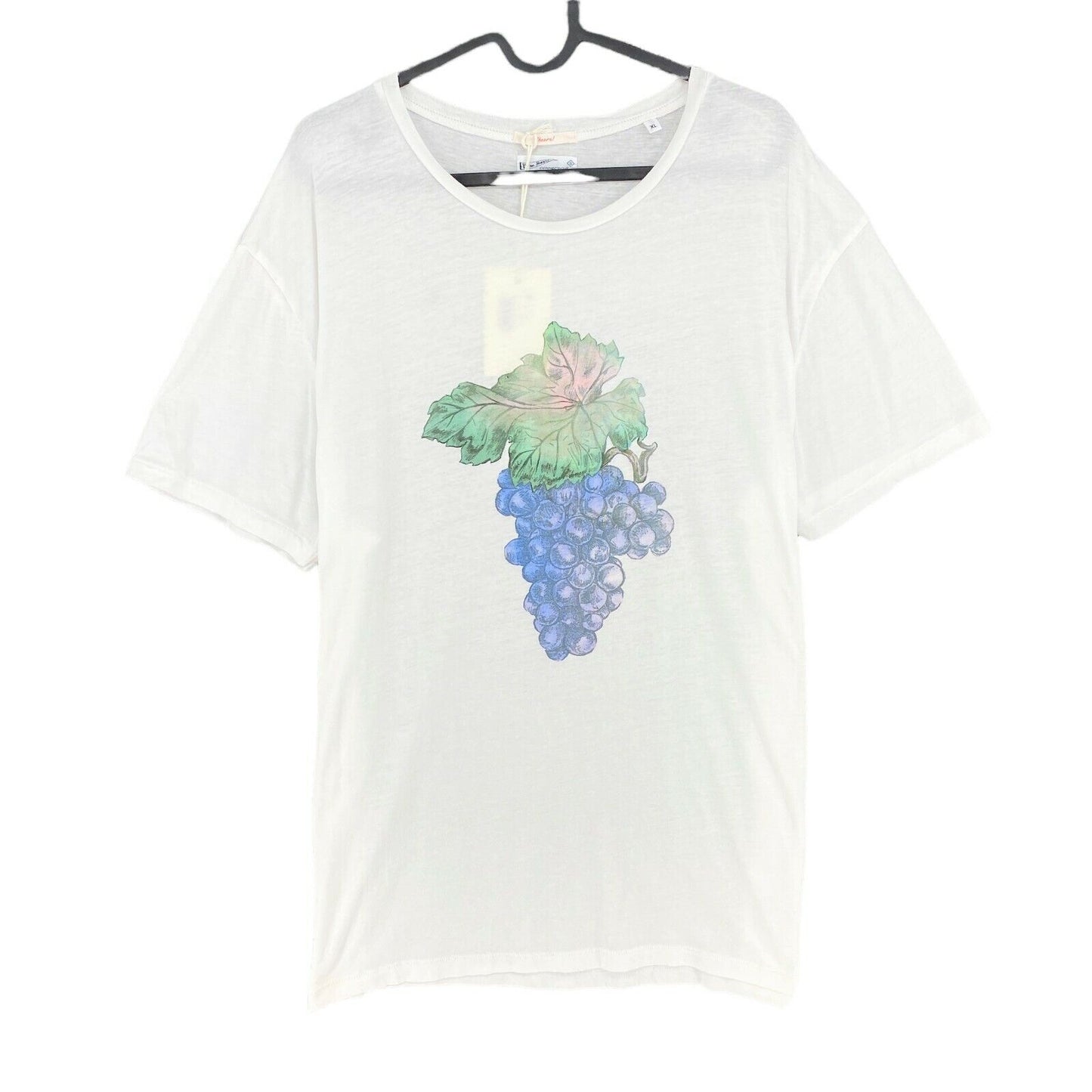 GANT T-shirt à col rond blanc Cheers Taille L