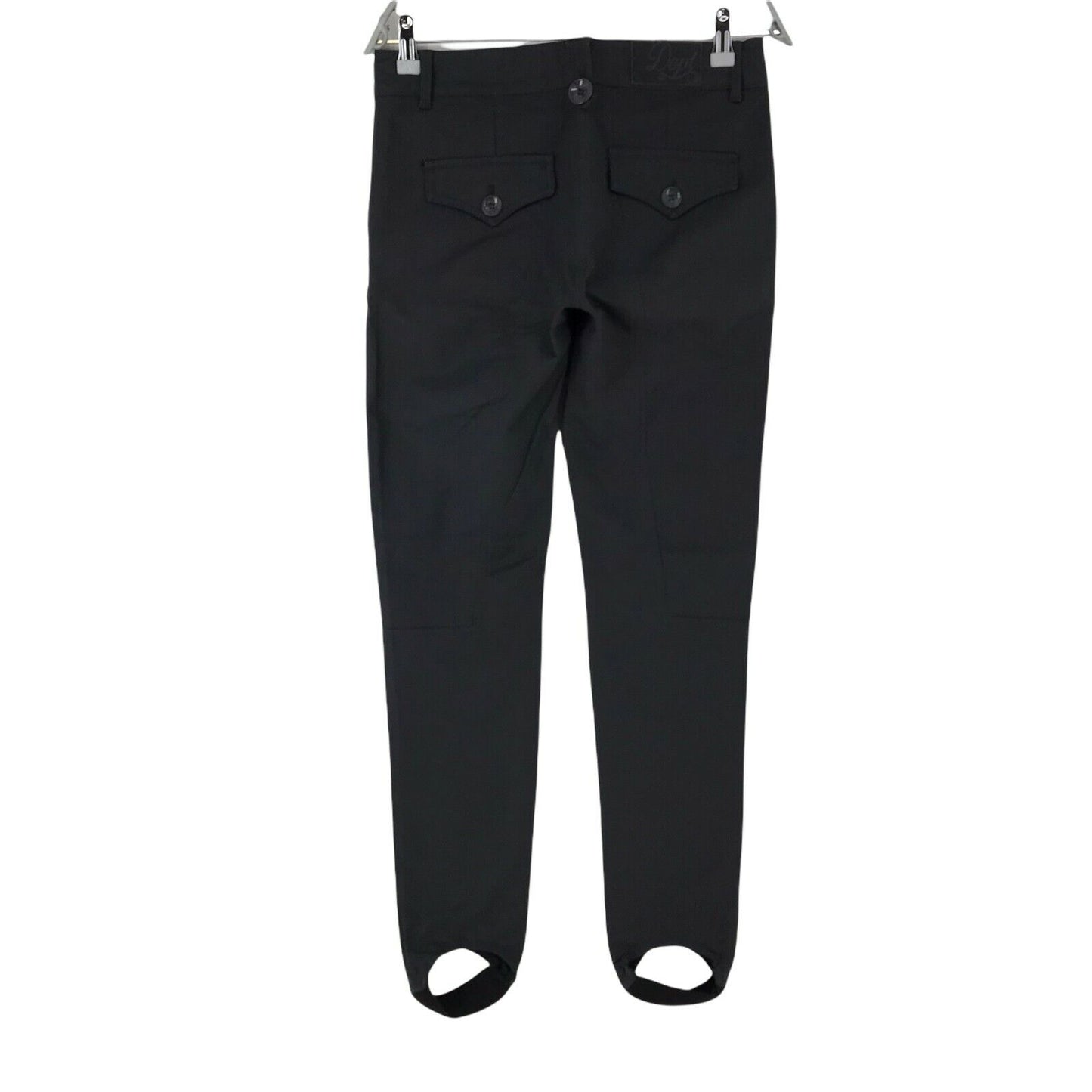 DEPT Women Black Skinny Fit Trousers Size S W29