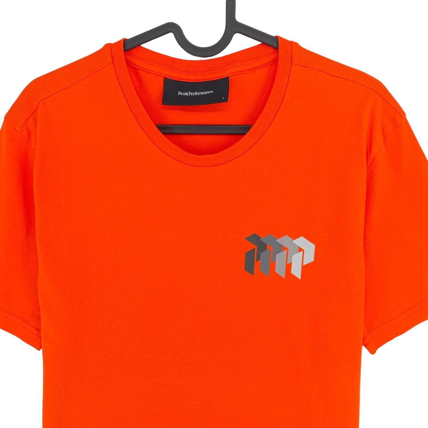 Peak Performance Orange Ground Crew Neck Tee T-Shirt Size L