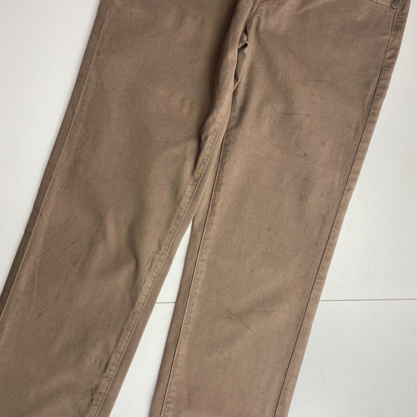 JACOB COHEN Women SUSAN Brown Slim Fit Jeans Trousers W26 L30 Made In Italy