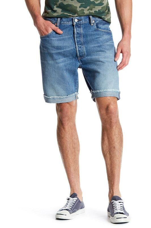 Levi‘s 501 CT Customized & Tapered Original Fit Blue Denim Shorts Size W28