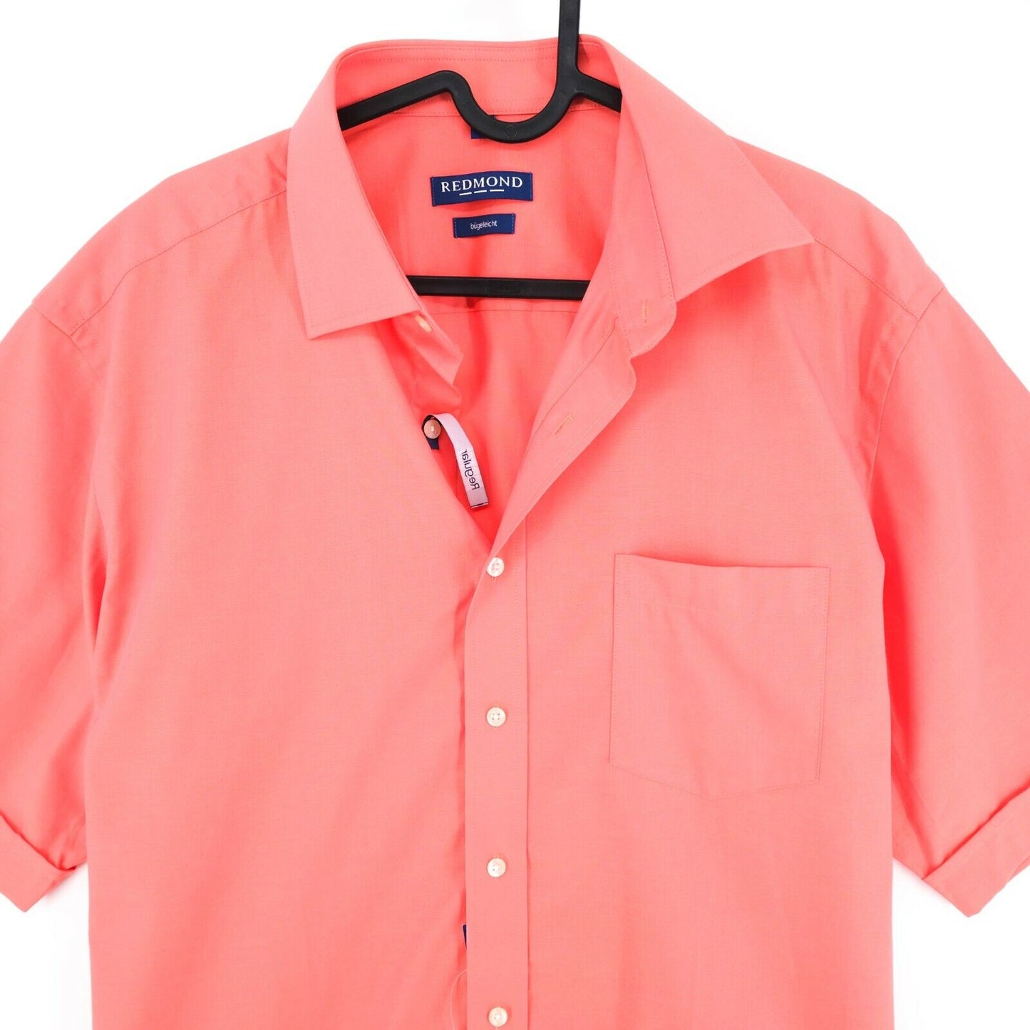 REDMOND Light Pink Short Sleeves Shirt Size L 41/42