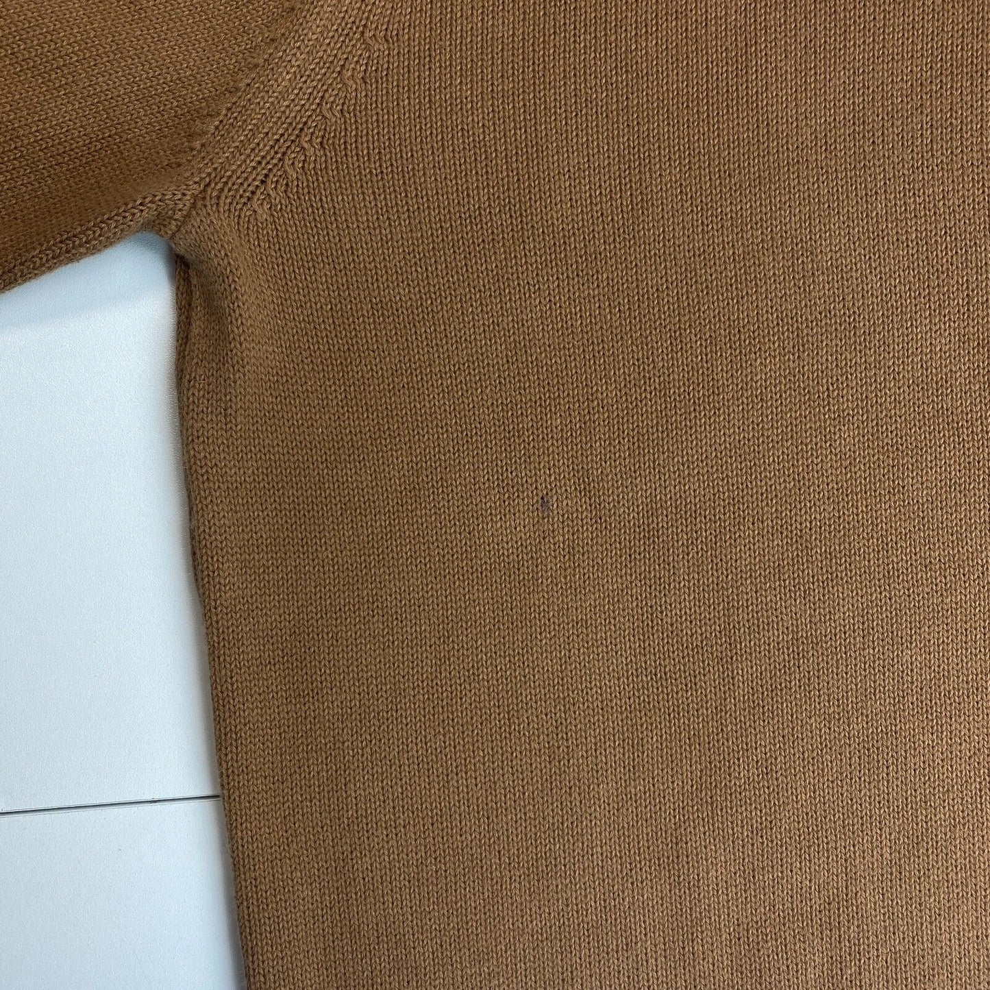 GANT Pull à col rond en coton marron Taille XS