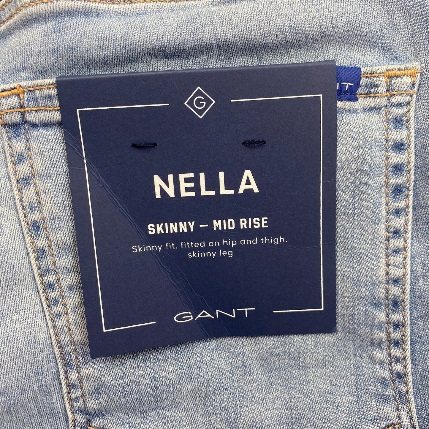 GANT NELLA Femme Jean skinny bleu clair Taille M