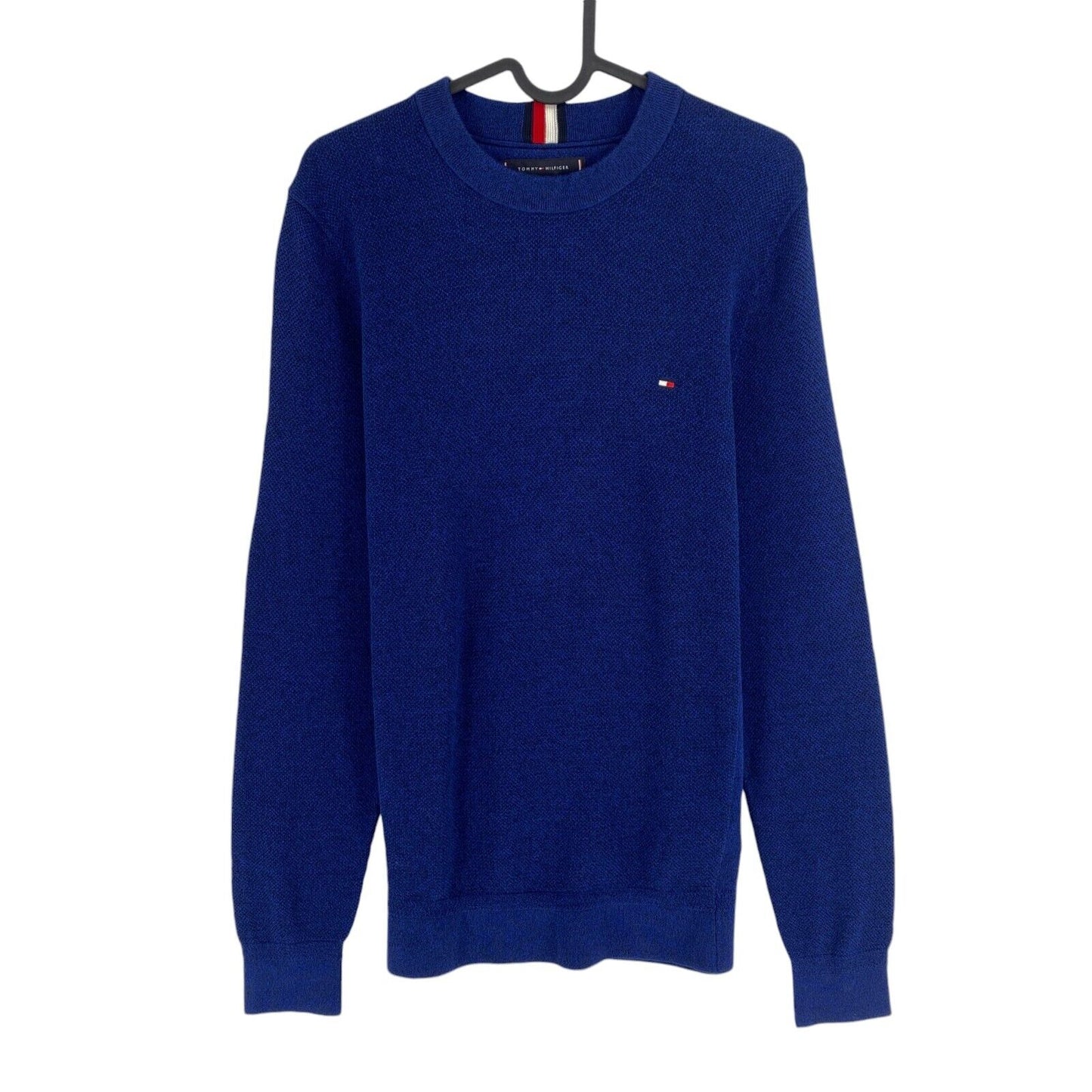 Tommy Hilfiger Jeans Men Navy Blue Crew Neck Jumper Sweater Size S